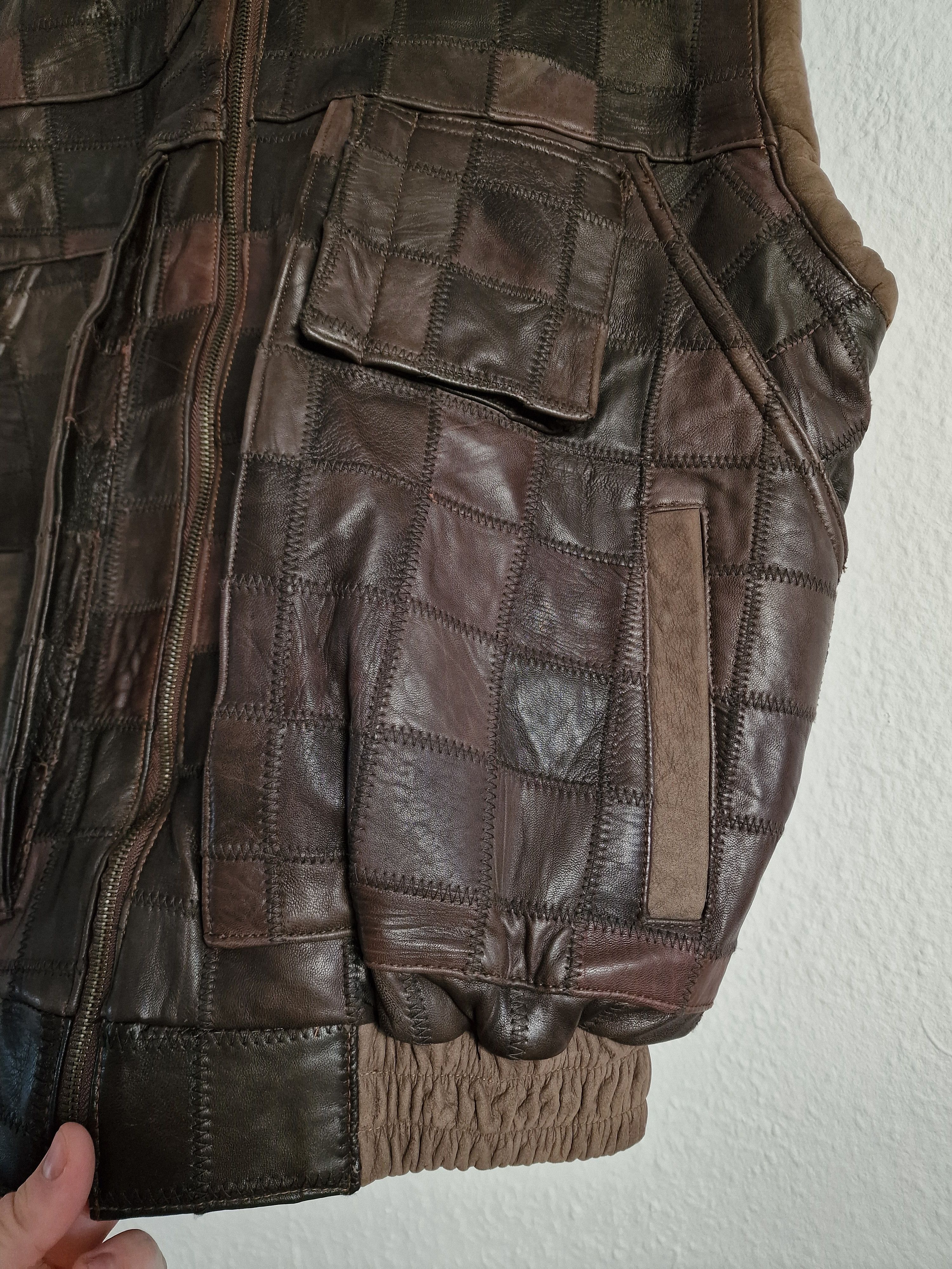 Genuine Leather × Vintage Genuine Leather Vintage Vest bomber deep front pockets Size US S / EU 44-46 / 1 - 7 Thumbnail