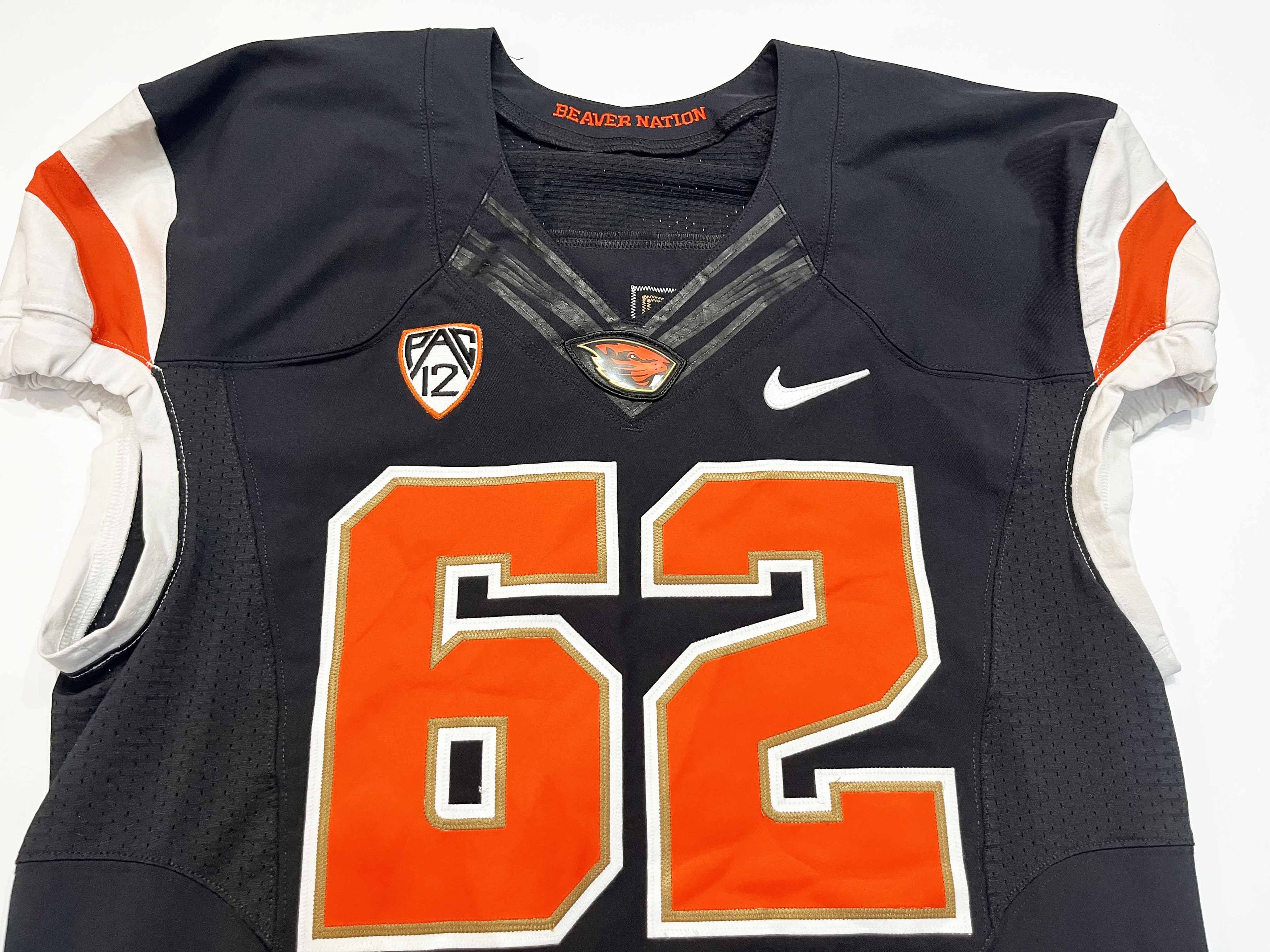 Nike Nike OSU Oregon State Beavers #62 NCAA Team Issued Jersey Size US M / EU 48-50 / 2 - 3 Thumbnail