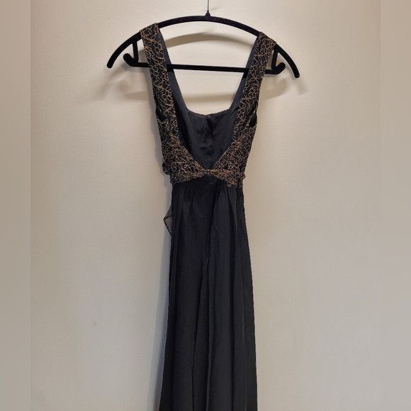 Other Vintage lace black jumpsuit by Zone California - size 7/8 Size 28" / US 6 / IT 42 - 6 Thumbnail
