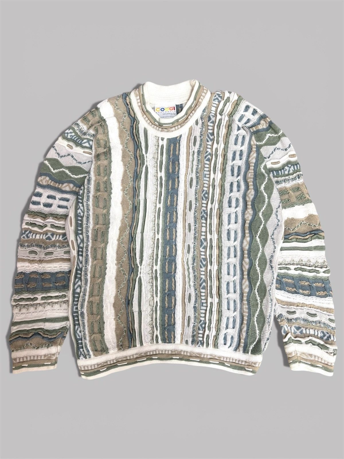 Coogi Vintage COOGI Knitwear 3D Style Sweater Multicolour SS Size Size US S / EU 44-46 / 1 - 1 Thumbnail