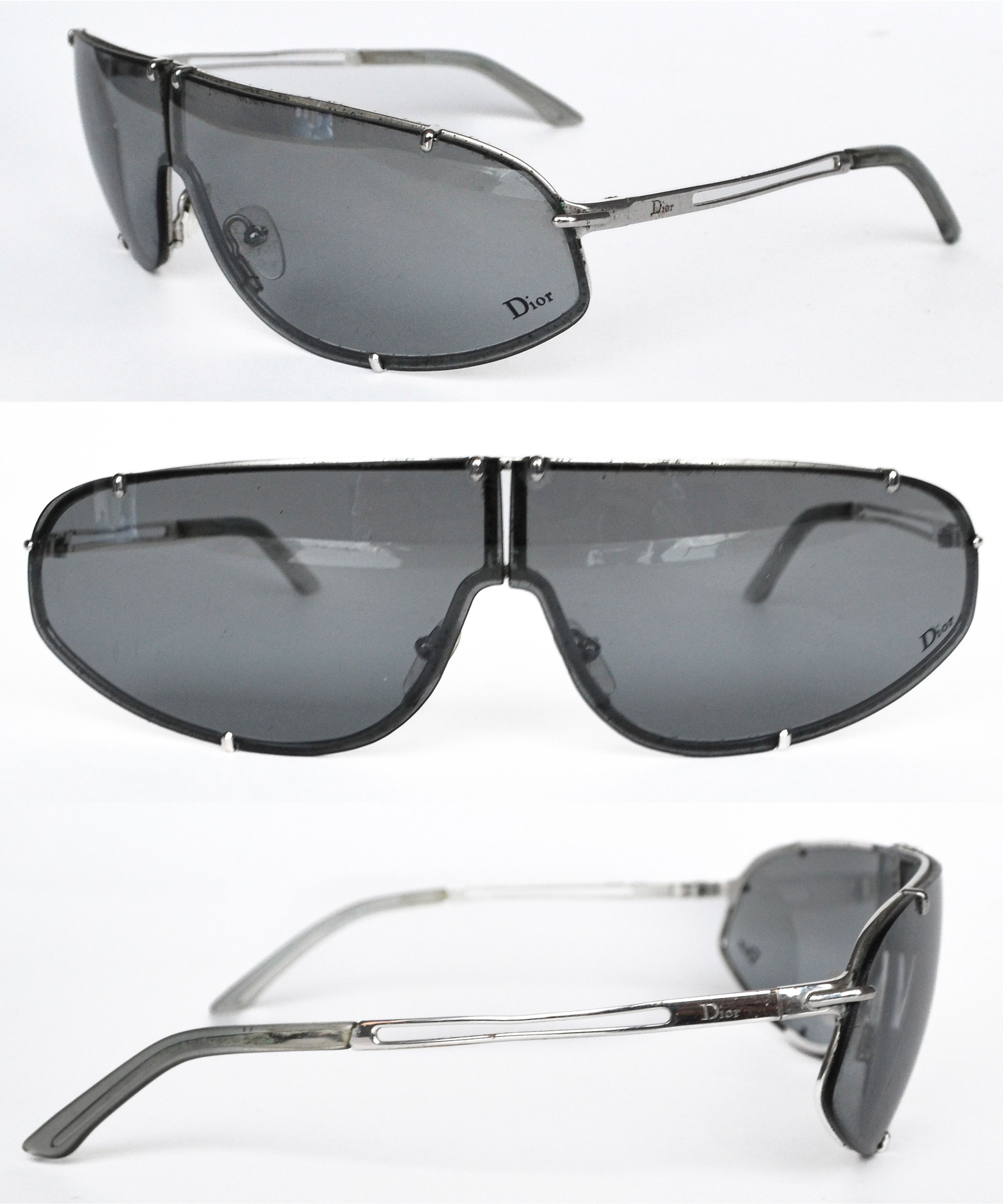 Dior DIOR Sunglasses Cossack Metal Frame Silver GALLIANO Size ONE SIZE - 6 Thumbnail