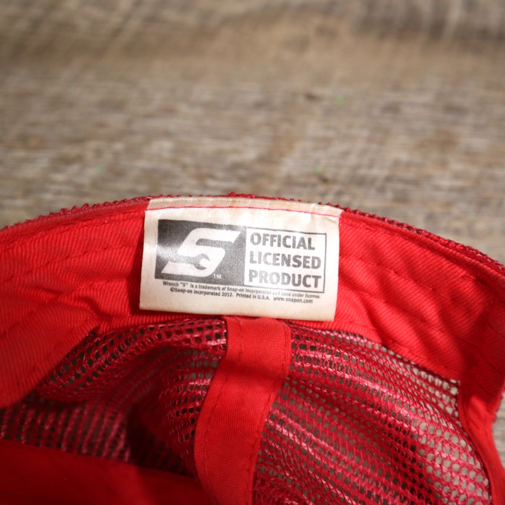 Vintage Snap-on Tools Hat Cap Baseball Cap Red White Adult Adjustable Logo Embroidered Men Hat Size ONE SIZE - 7 Thumbnail