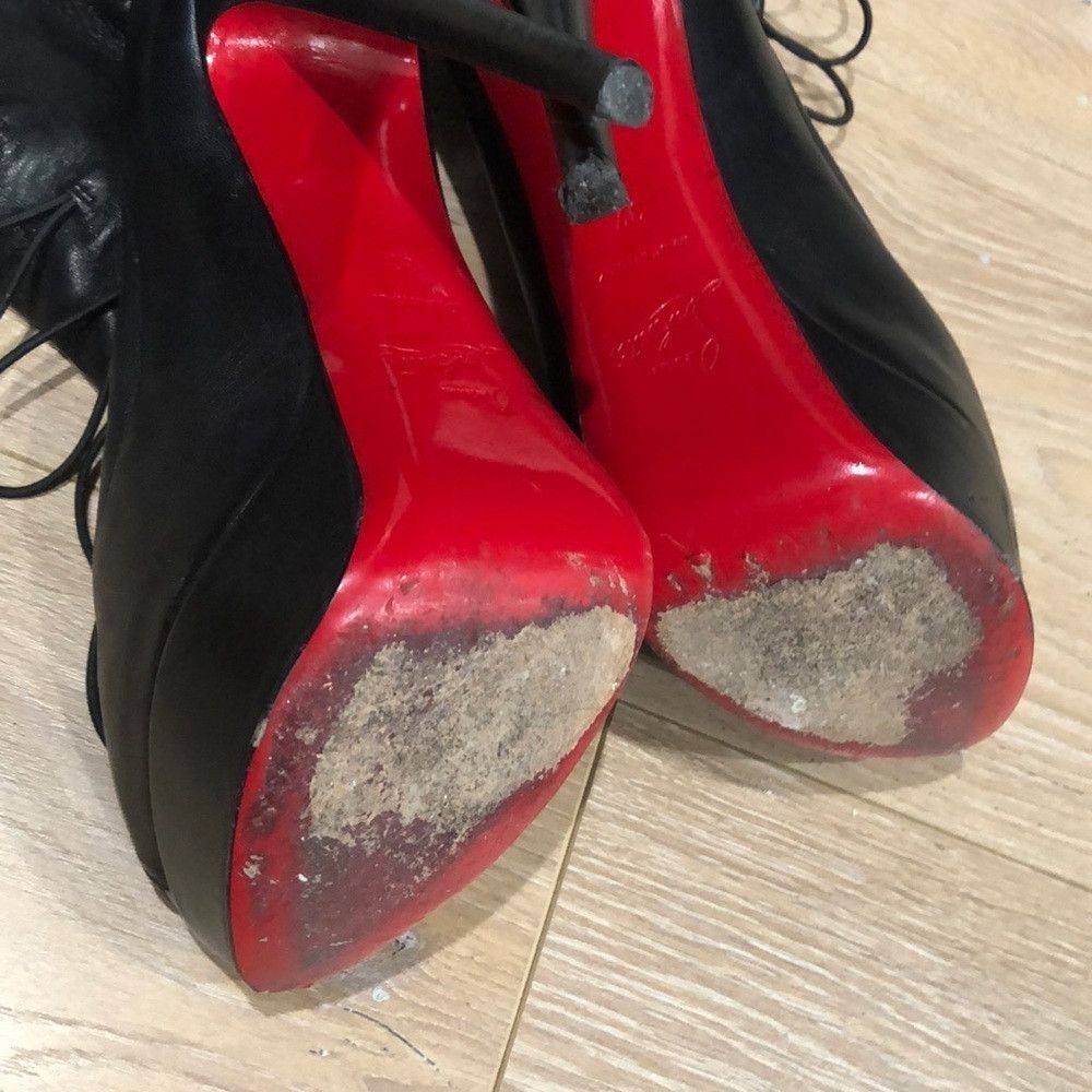 Christian Louboutin Christian Louboutin Alta Bouton 150 Napa/Pyramid Size US 7 / IT 37 - 7 Thumbnail