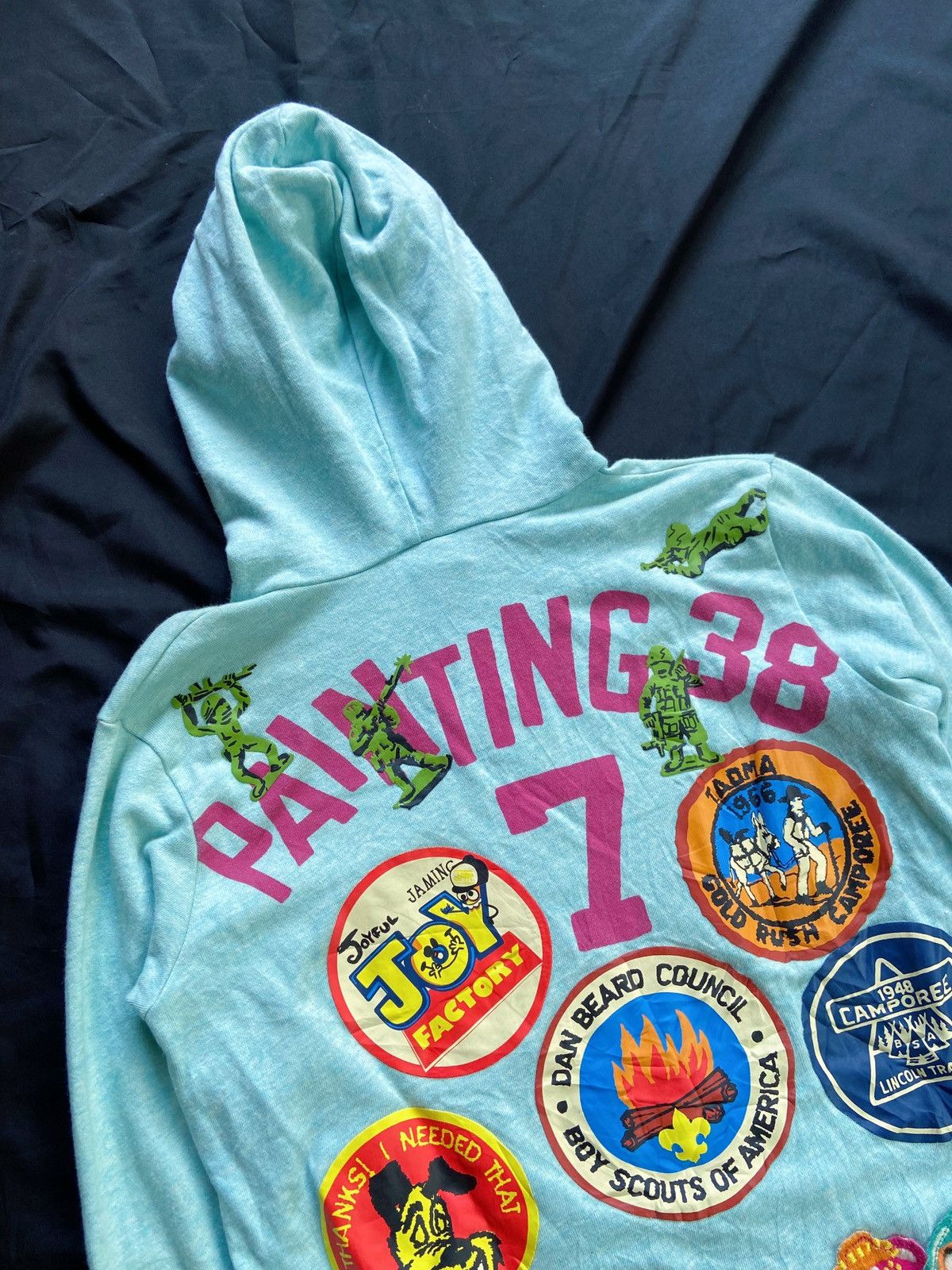 20471120 JAMMING FOOTBALL PAINTING 387 ZIP HOODIE Size US S / EU 44-46 / 1 - 15 Thumbnail