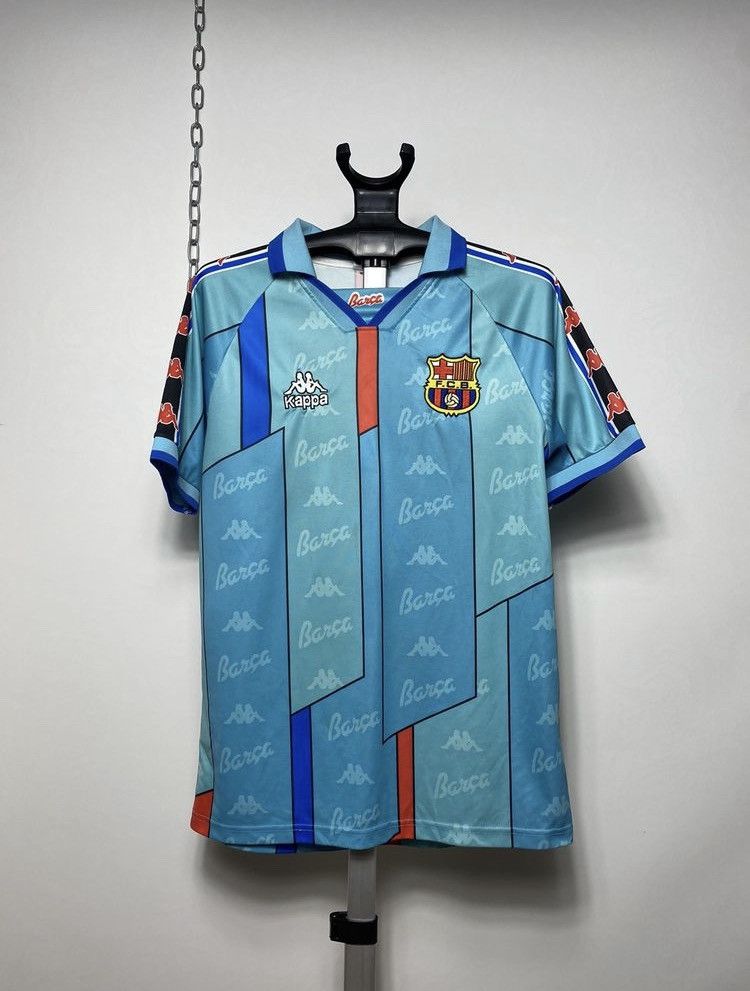 Other Vintage 1995/97 Barcelona #9 Ronaldo Jersey Blockcore Size US M / EU 48-50 / 2 - 2 Thumbnail