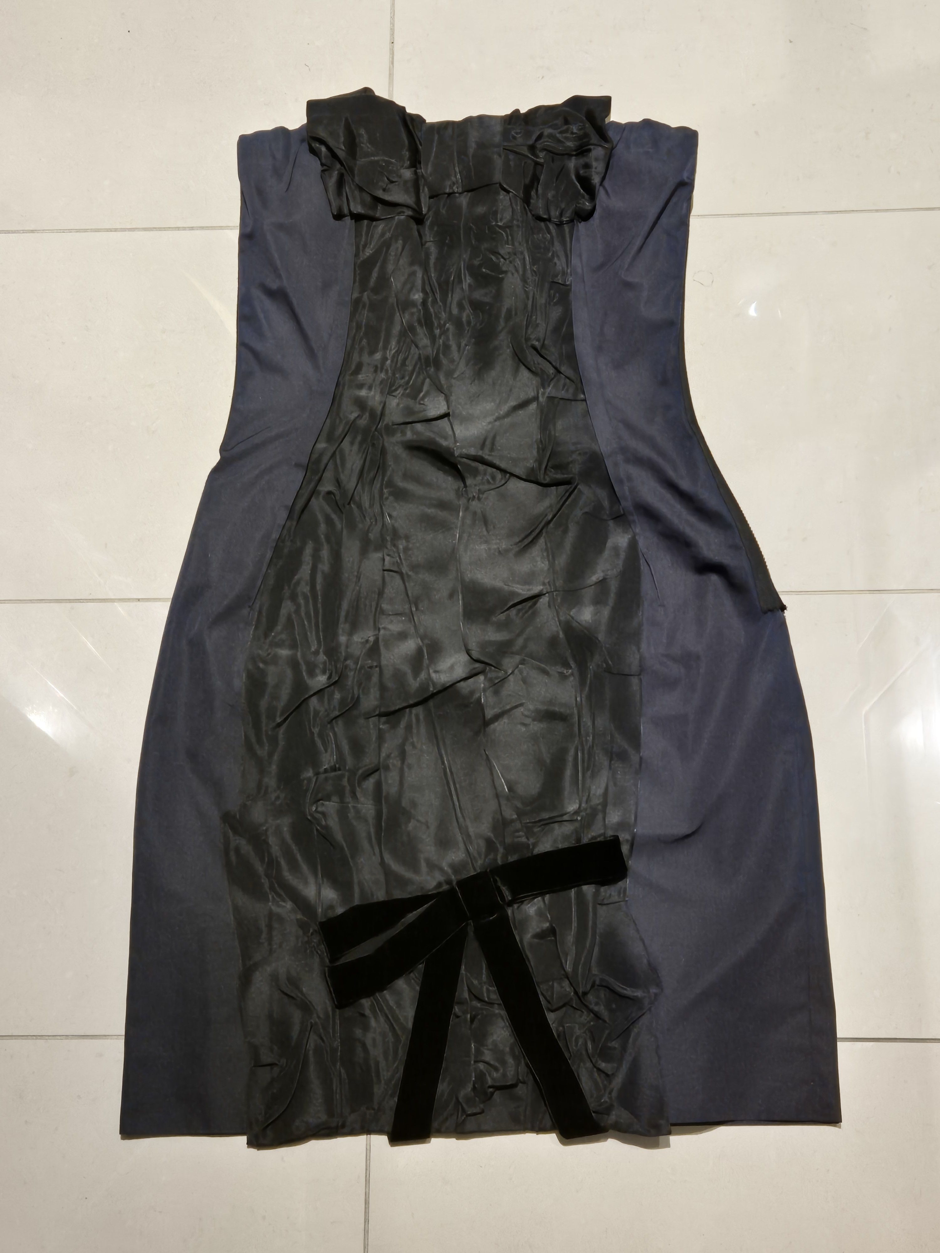 Lanvin winter 2003 strapless dress Fr36