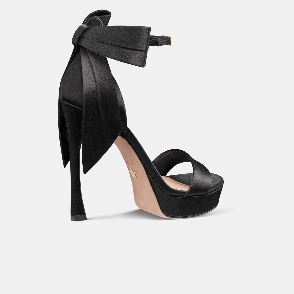 Dior o1bcso1str0225 Heeled Sandal in Black Size US 6 / IT 36 - 3 Thumbnail
