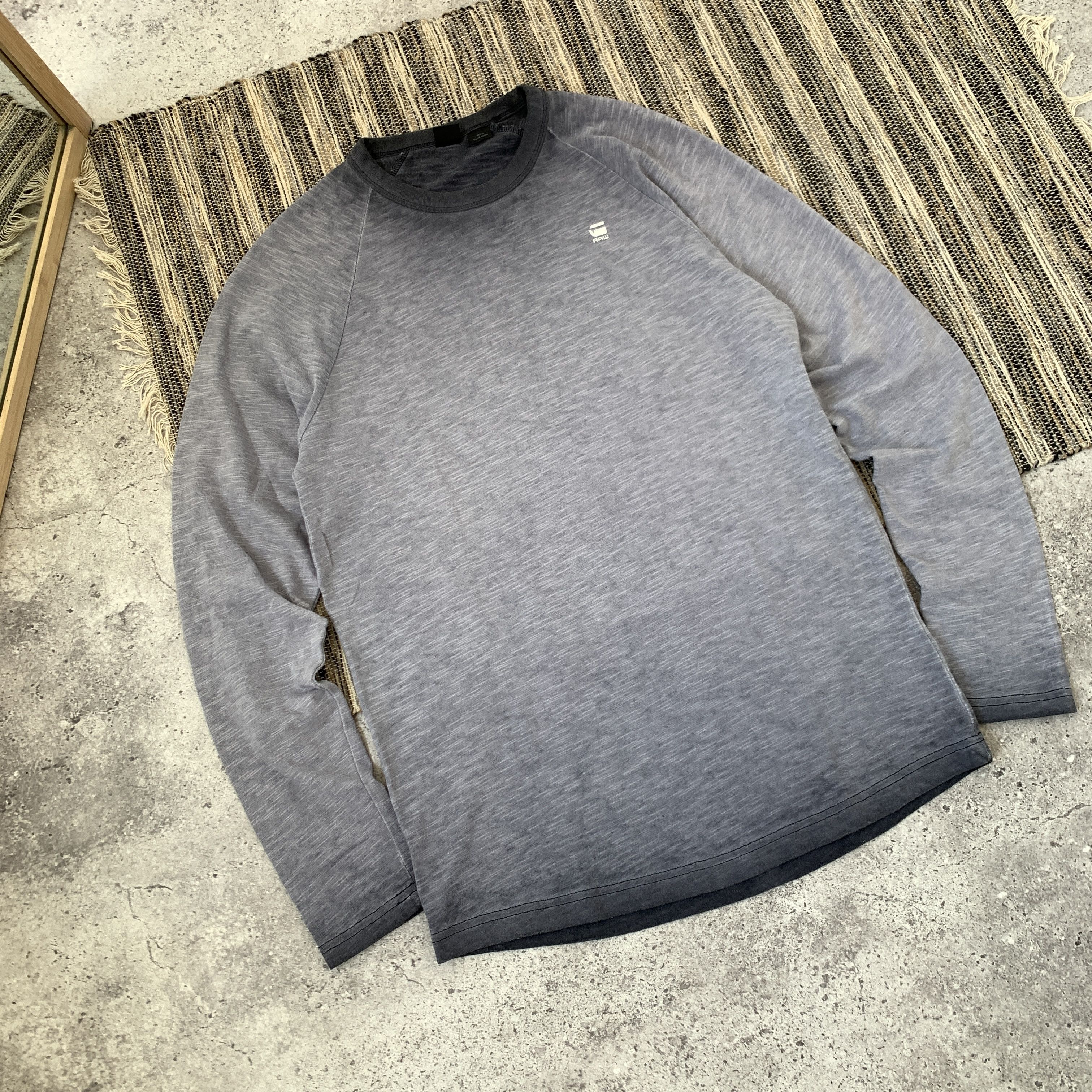 G-Star G-Star Raw VALTORAS RAGLAN Longsleeve Tee Shirt Grey Size US M / EU 48-50 / 2 - 2 Thumbnail