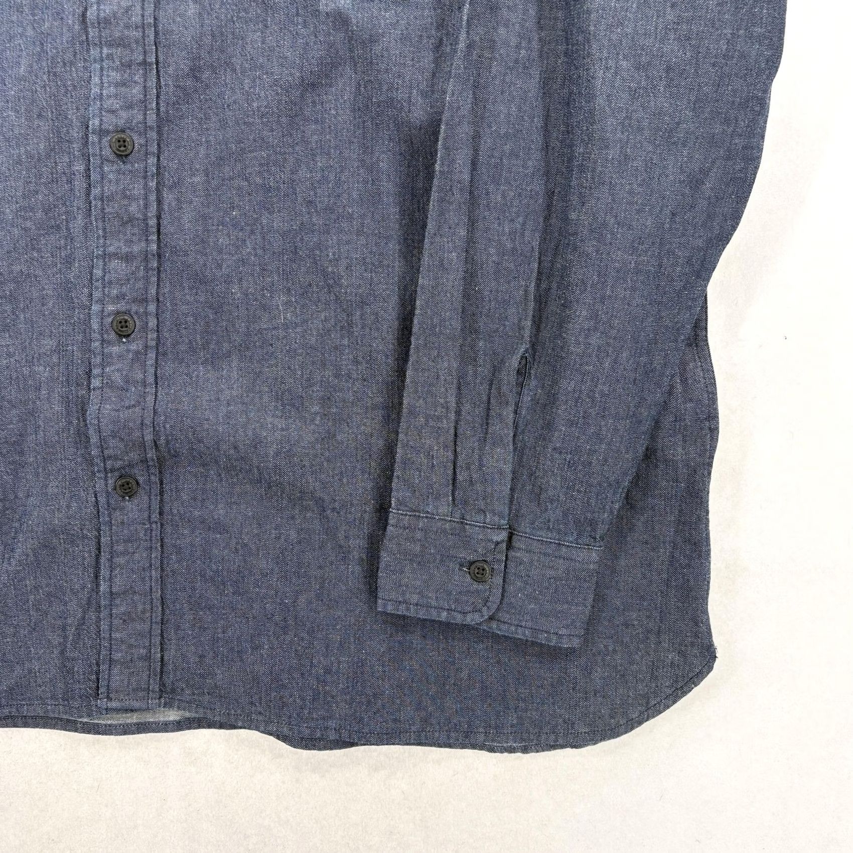 Levi's Levi's Shirt Mens 2XL Blue Chambray Long Sleeve Button Up Relaxed Fit Western Size US XXL / EU 58 / 5 - 3 Thumbnail