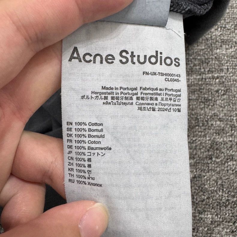 Acne Studios Acne Studios Embroidered letter short-sleeved shirt Size US L / EU 52-54 / 3 - 4 Thumbnail