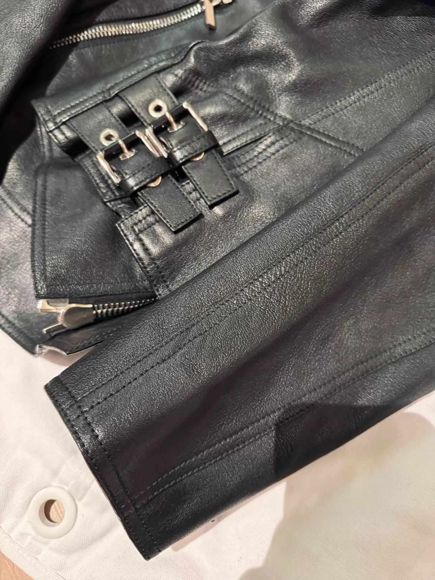 Dior Diorhomme 18FW Lambskin Bumblebee Leather Jacket Size US M / EU 48-50 / 2 - 4 Thumbnail