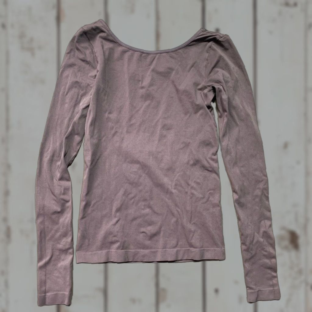 Free People Free People T-Shirt Brown Long Sleeve Open Back Medium Women Size M / US 6-8 / IT 42-44 - 1 Thumbnail