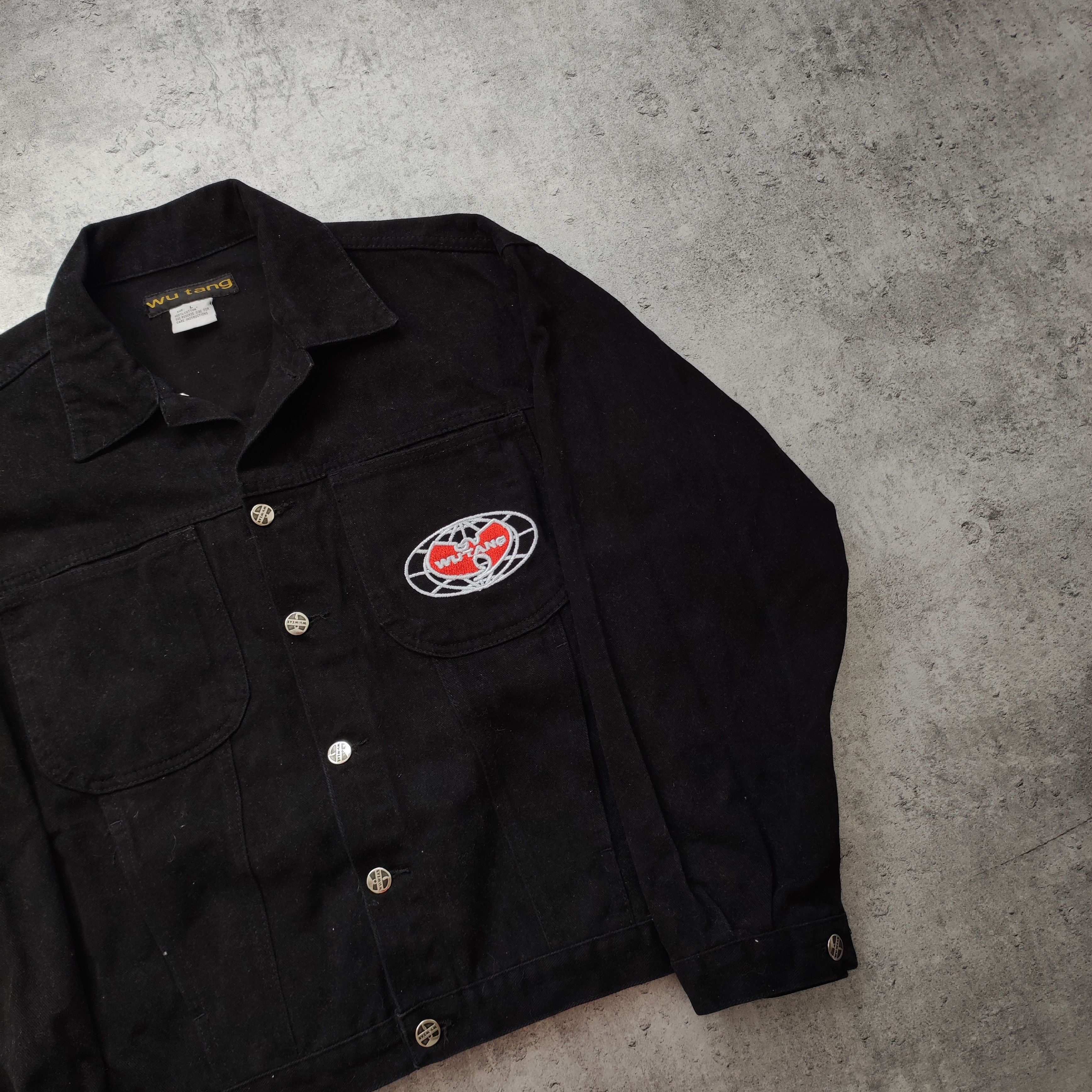 Vintage × Wu-Tang Clan Vintage 90s RARE Wu-Tang Clan HipHop Rap Denim Jacket Size US L / EU 52-54 / 3 - 2 Thumbnail