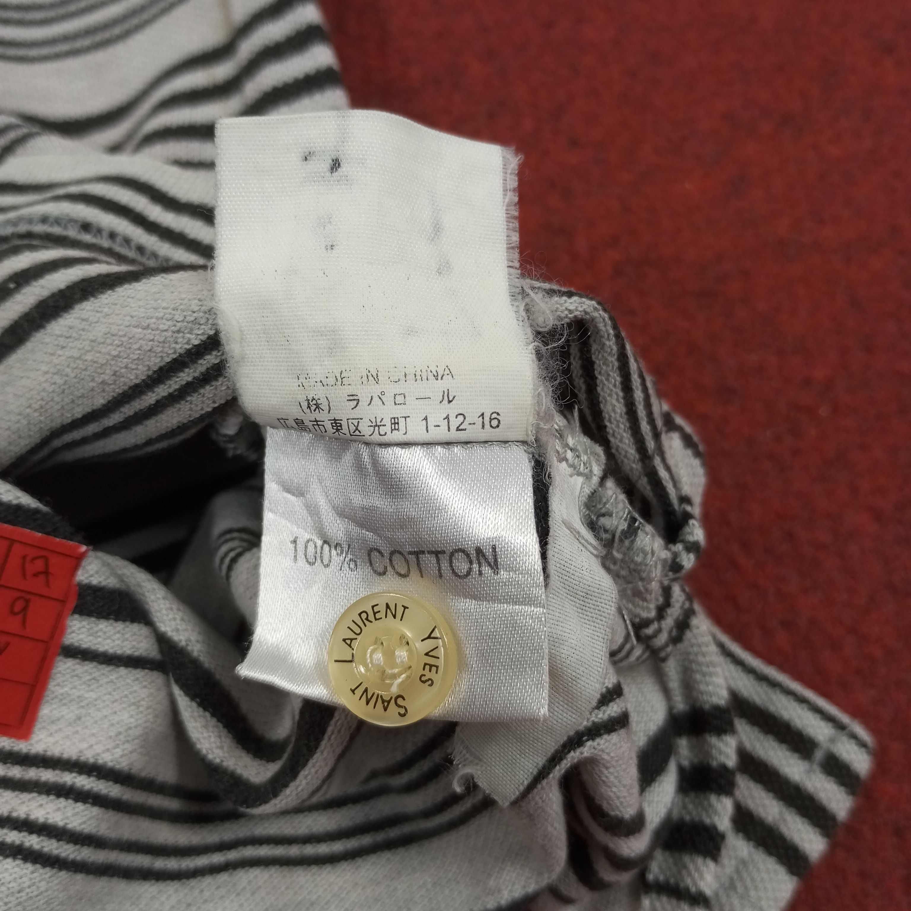 Vintage × Yves Saint Laurent Yves Saint Laurent YSL Logo Pocket Design Casual Polos Size US L / EU 52-54 / 3 - 11 Thumbnail