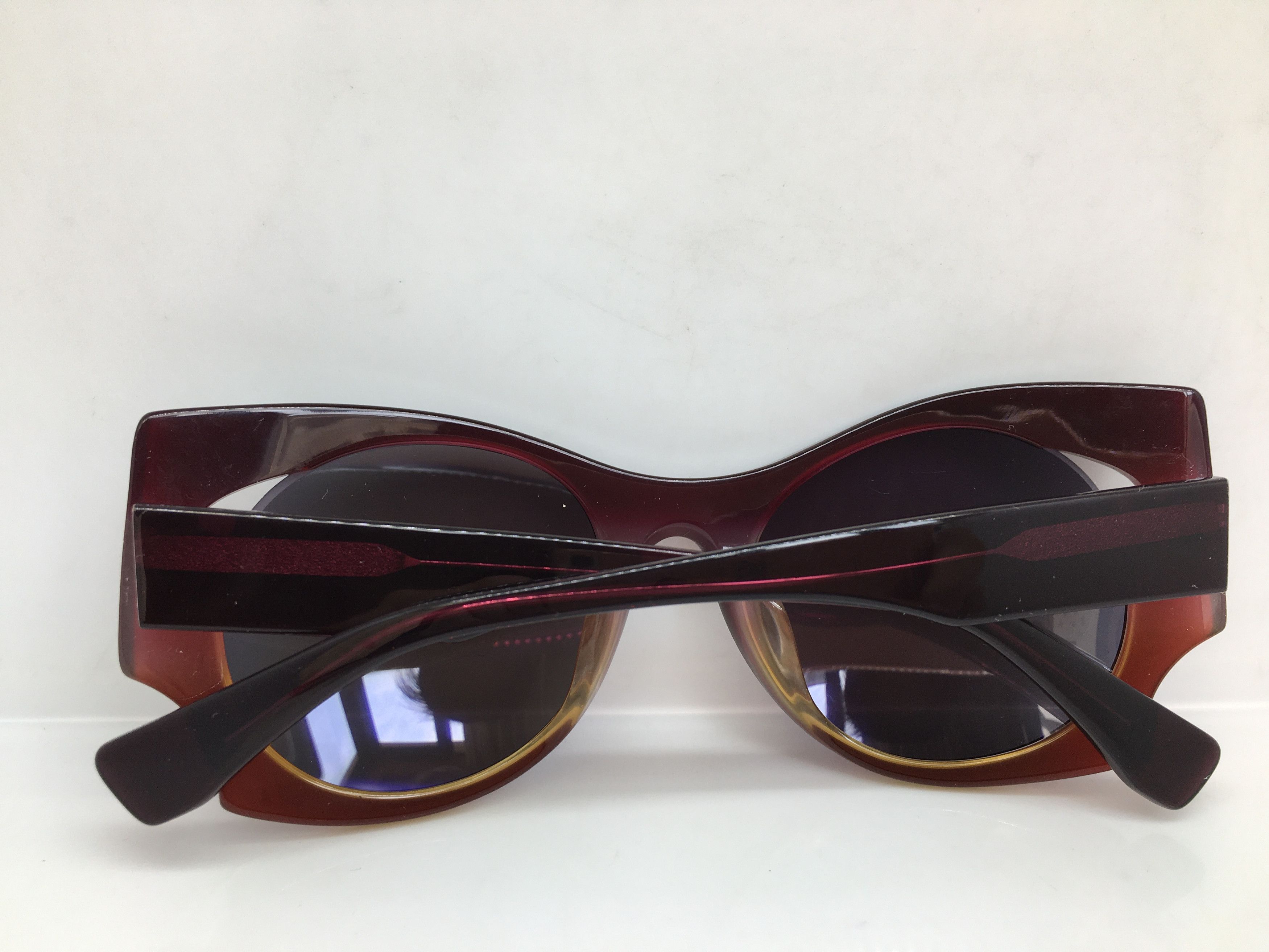 Other Handmade Acetate RUNWAY SHOW Cateye Round Sunglasses Size ONE SIZE - 7 Thumbnail