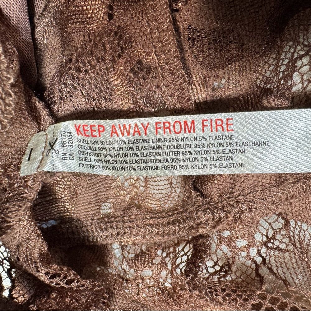 Free People NWT New $98 Free People Dream Of Me Darling Cocoa Brown Bod Size XS / US 0-2 / IT 36-38 - 7 Thumbnail