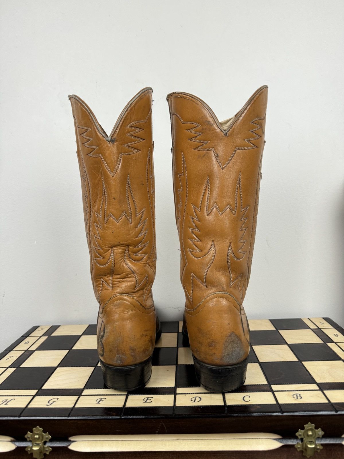 Tony Lama Vintage cowboy boots USA Texas original retro item Size US 9.5 / IT 39.5 - 5 Thumbnail