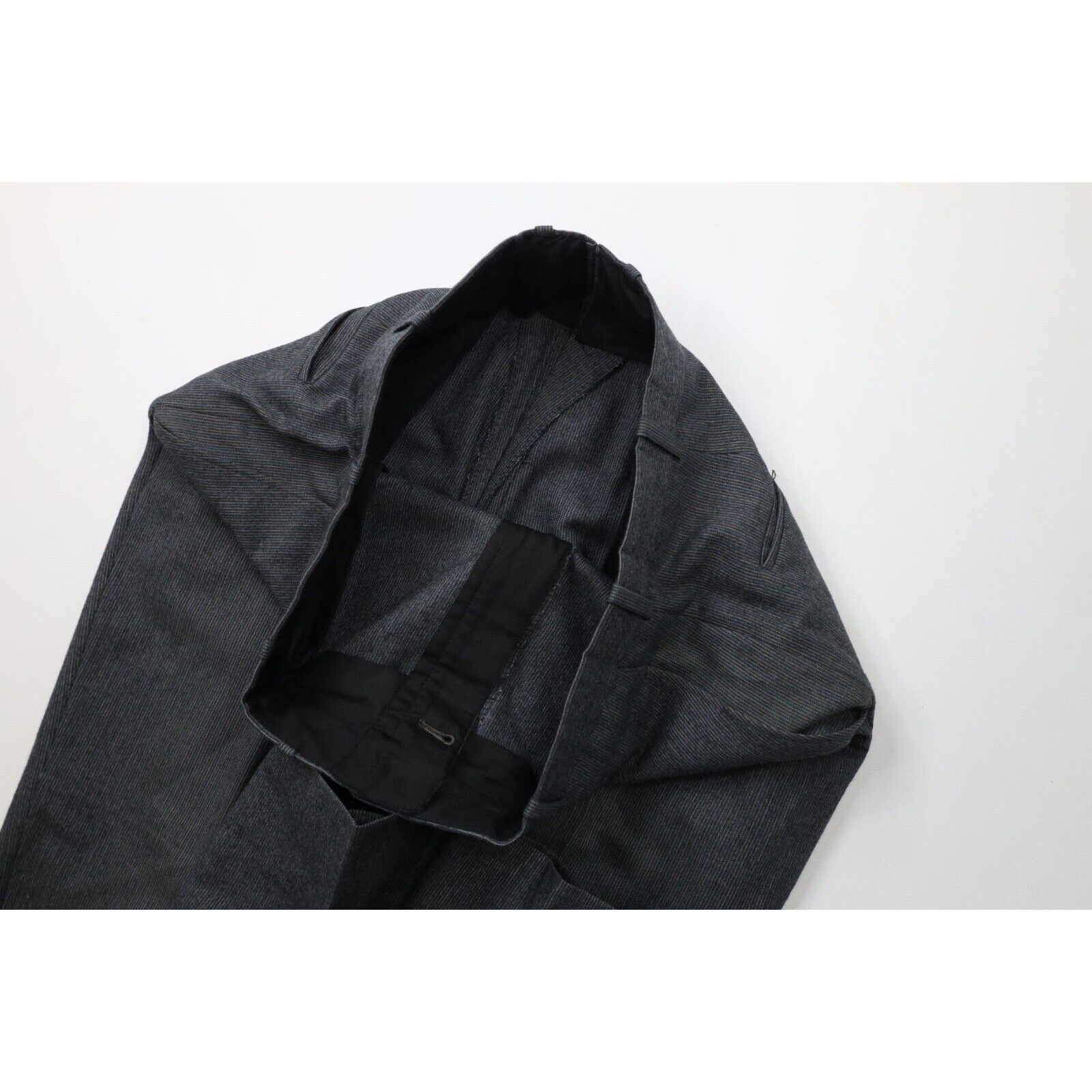 Hickey Freeman × Vintage Vintage 80s Hickey Freeman Boardroom 2 Piece Wool Suit Size 44R - 12 Thumbnail