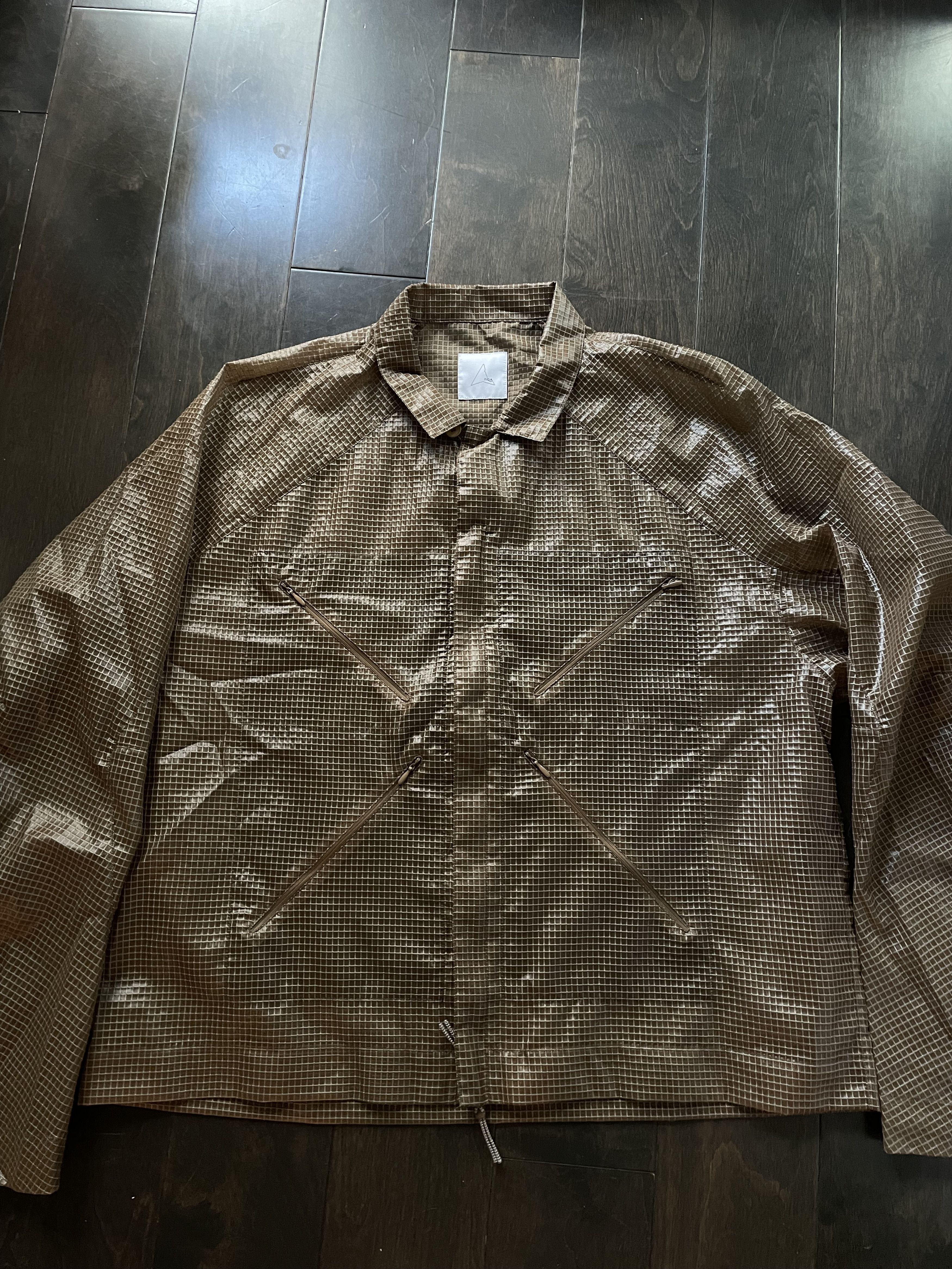 ROA ROA Long Sleeve Camp Collar Shirt Jacket - Brown Size US L / EU 52-54 / 3 - 3 Thumbnail