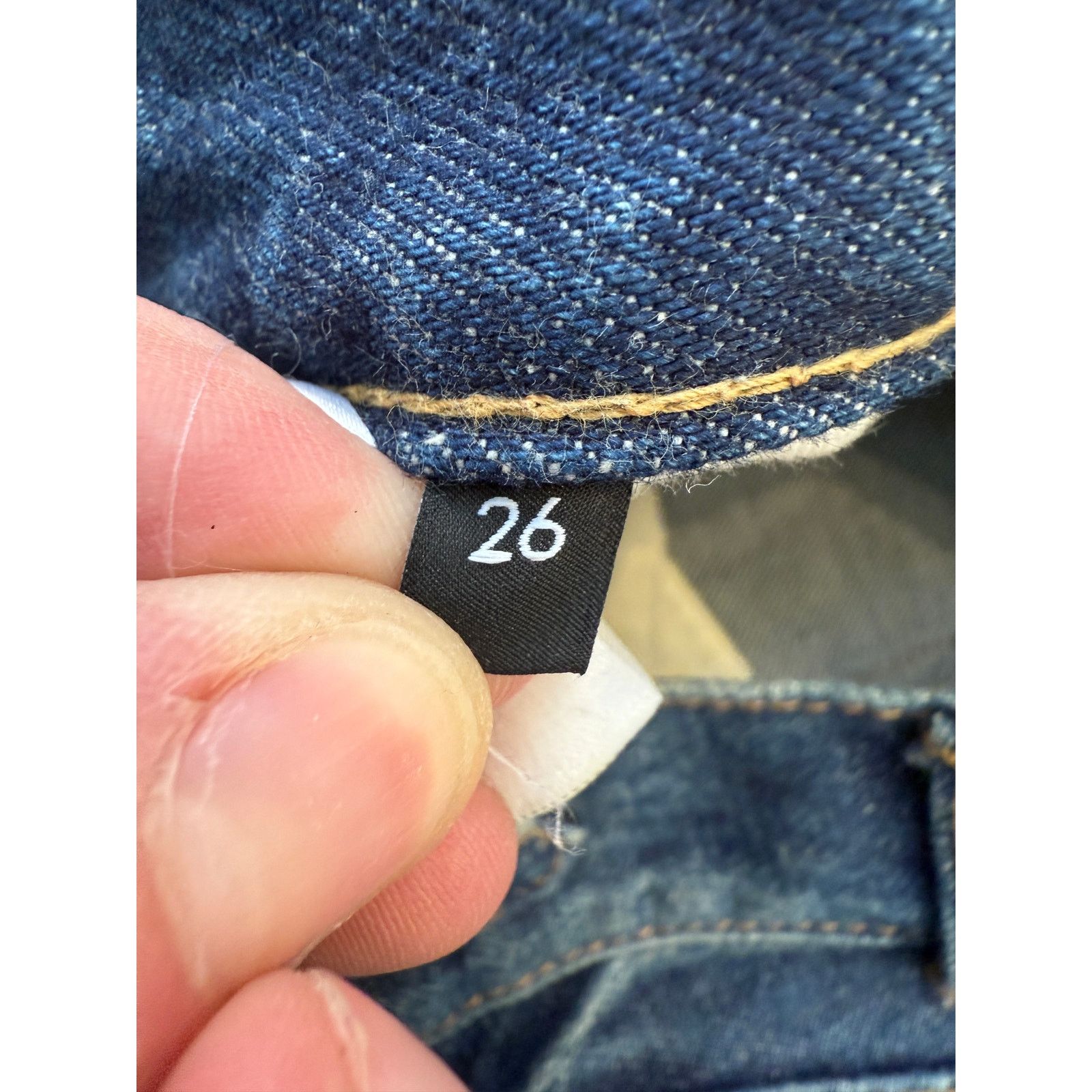Celine Celine SAMPLE Doublon Logo Chain Dark Union Wash Jeans Size 26" / US 2 / IT 38 - 6 Thumbnail