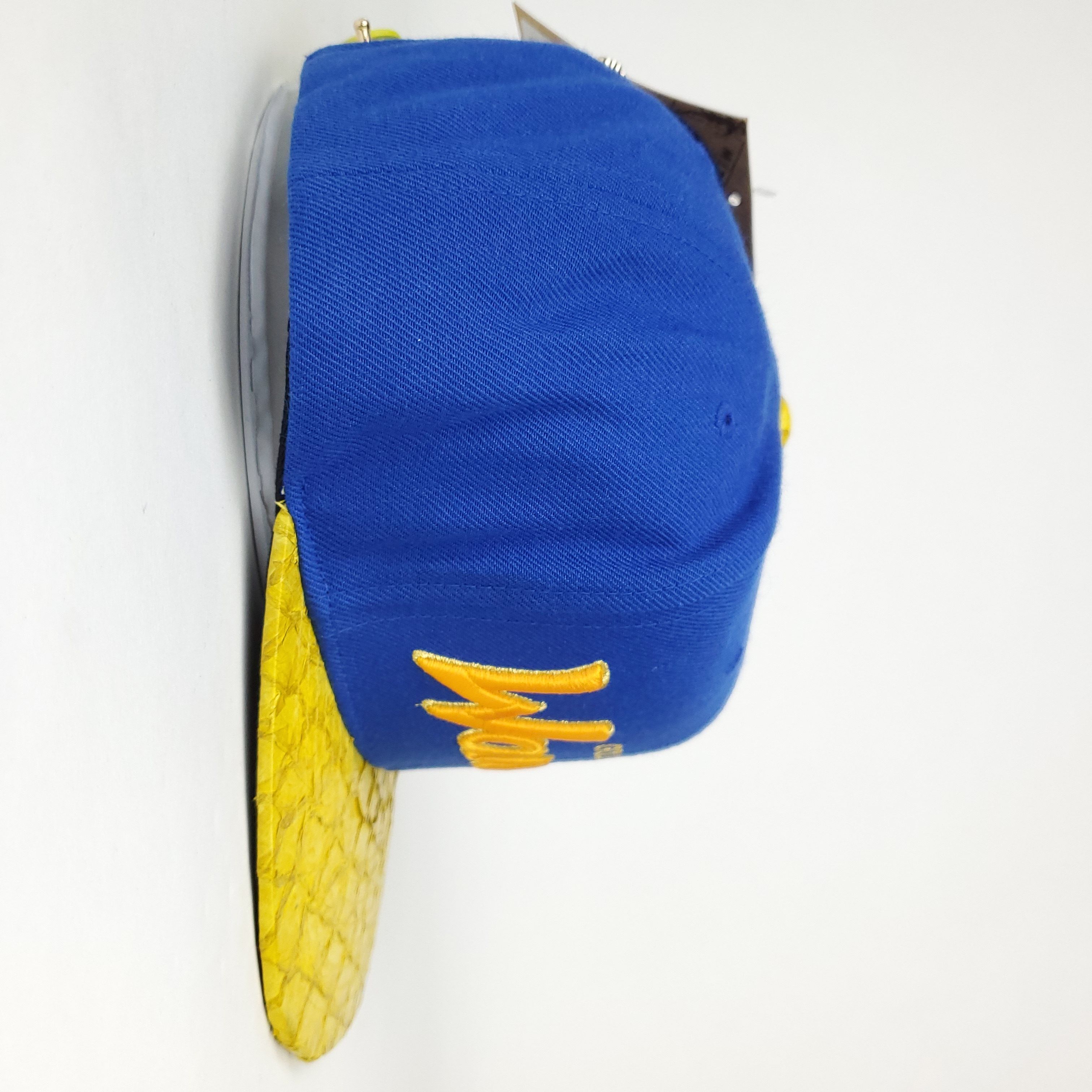 Mitchell & Ness Golden State Warriors Carp Skin Bill Strapback Hat Size ONE SIZE - 3 Thumbnail