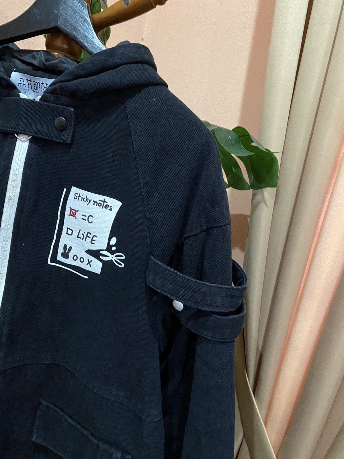 If Six Was Nine SEN NVBULUO BLACK GOTHIC HOOD JACKET UNIQUE STREETWEAR STYLE Size US M / EU 48-50 / 2 - 5 Thumbnail