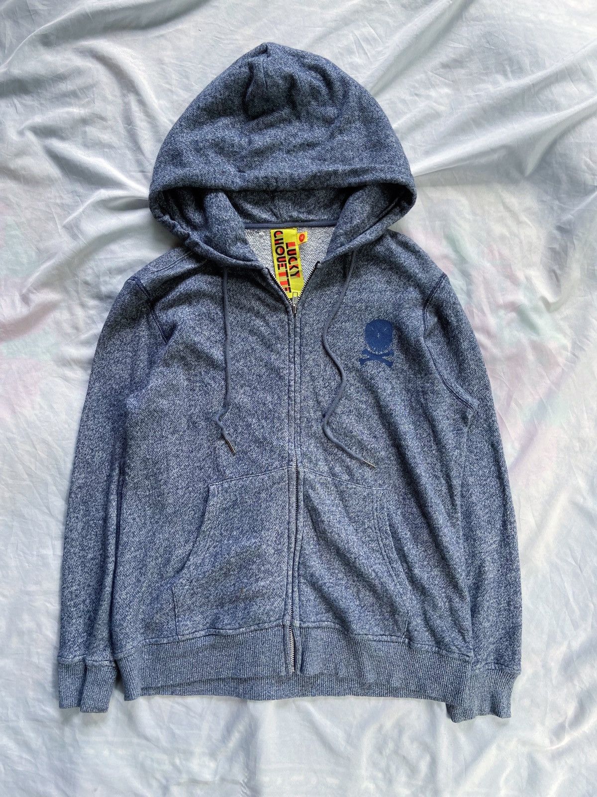 Japanese Brand LUCKY CHOUTTE SKULL ZIP HOODIE Size US L / EU 52-54 / 3 - 1 Thumbnail