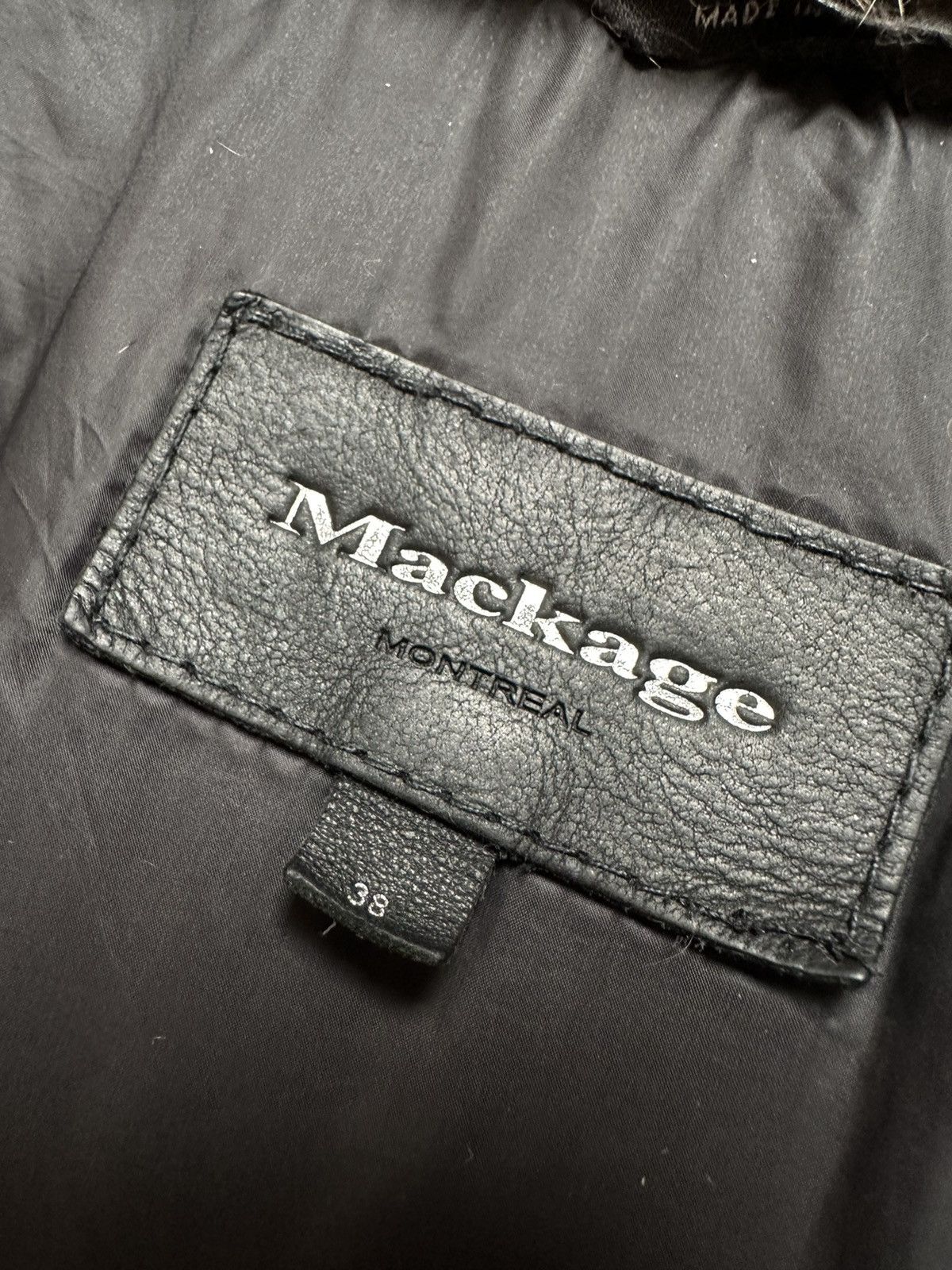 Mackage Mackage Glen Leather Bomber With Hooded Bib And Fur Trim Size US M / EU 48-50 / 2 - 12 Thumbnail