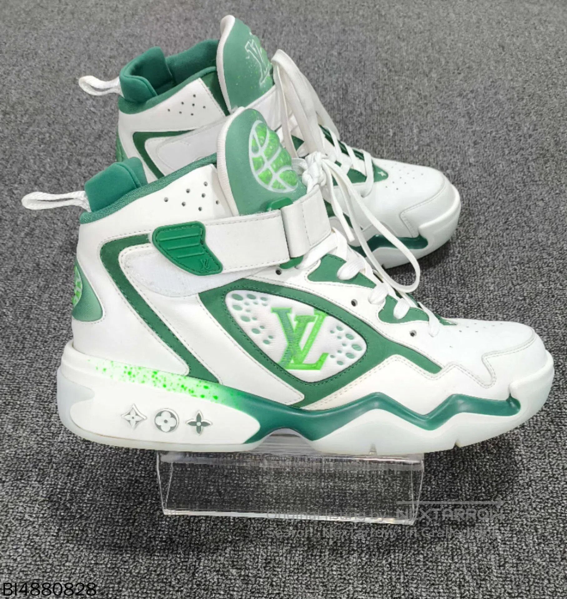 Louis Vuitton louis vuitton trainer 2.0 green and white. Size US 8.5 / EU 41-42 - 6 Thumbnail