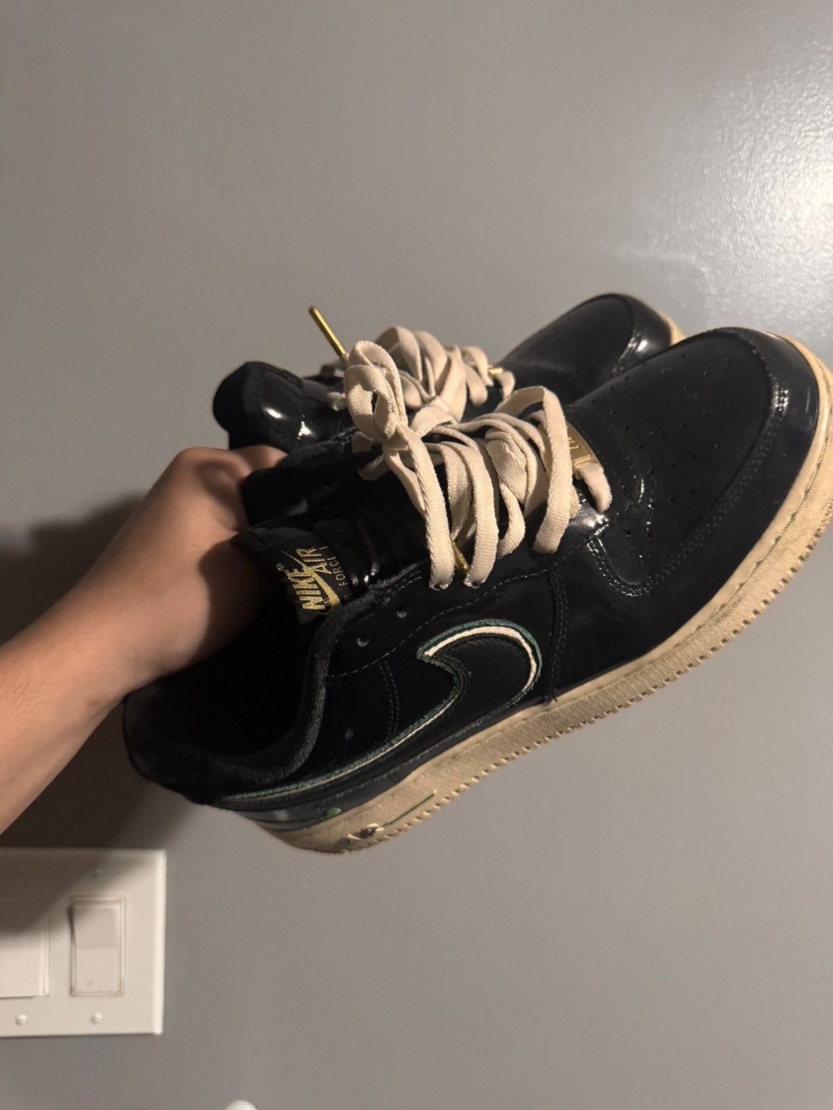 Nike Nike Nigel Sylvester Air Force 1 Patent Leather Size US 9 / EU 42 - 5 Thumbnail