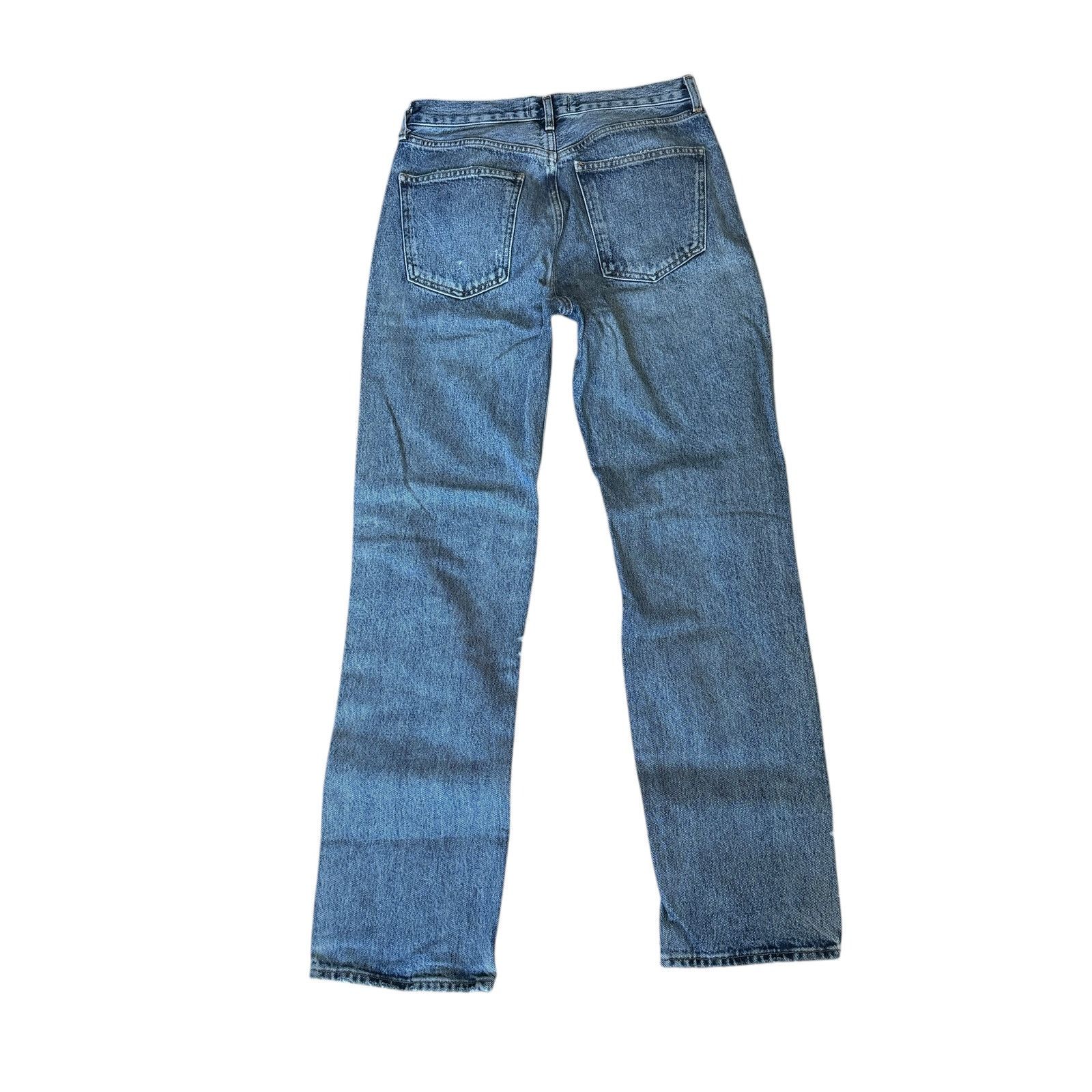 Agolde AGOLDE Lana Straight Jean Backdrop Distressed Size 28" / US 6 / IT 42 - 3 Thumbnail