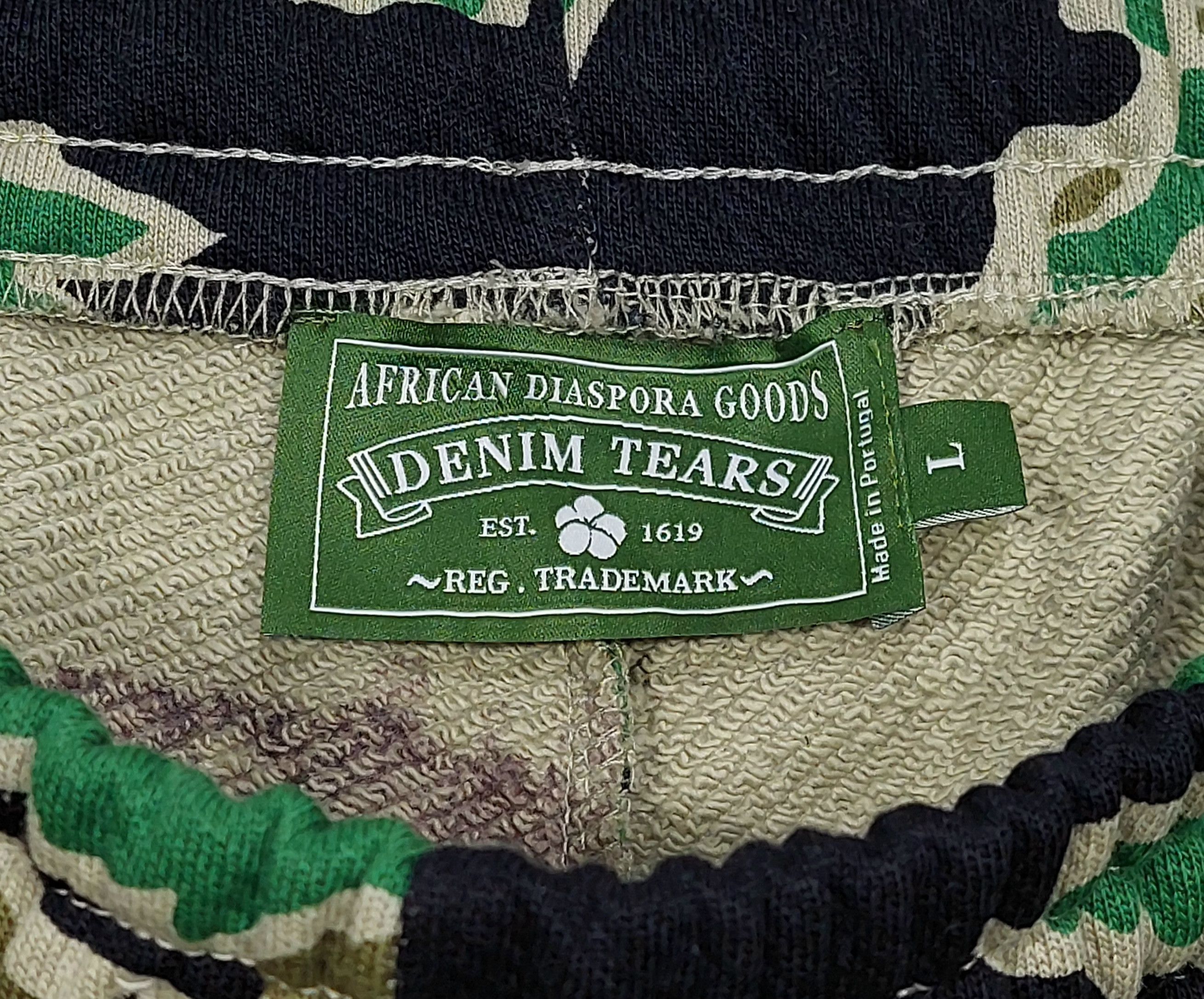 DENIM TEARS camou cotton wreath sweatpants - camouflage L Size US 34 / EU 50 - 2 Thumbnail
