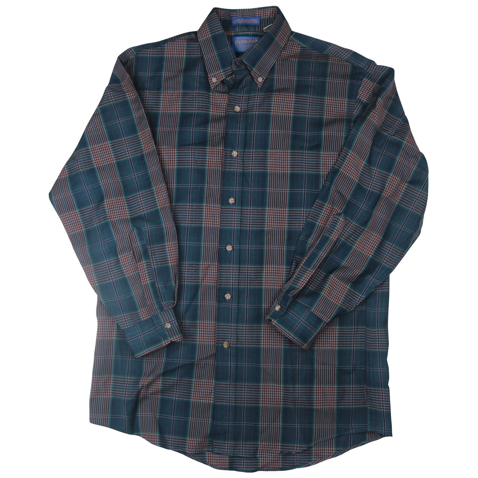 Pendleton × Vintage Pendleton Sir Pendleton Fine Worsted Wool Shirt Size US M / EU 48-50 / 2 - 1 Thumbnail