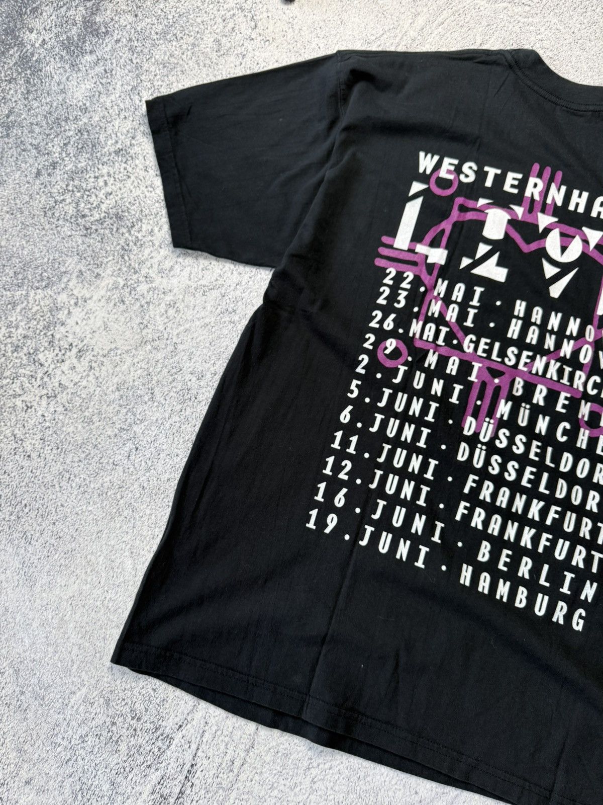 Band Tees Vintage Westernhagen Live Graphic T-Shirt Black Size XL Size US XL / EU 56 / 4 - 18 Thumbnail