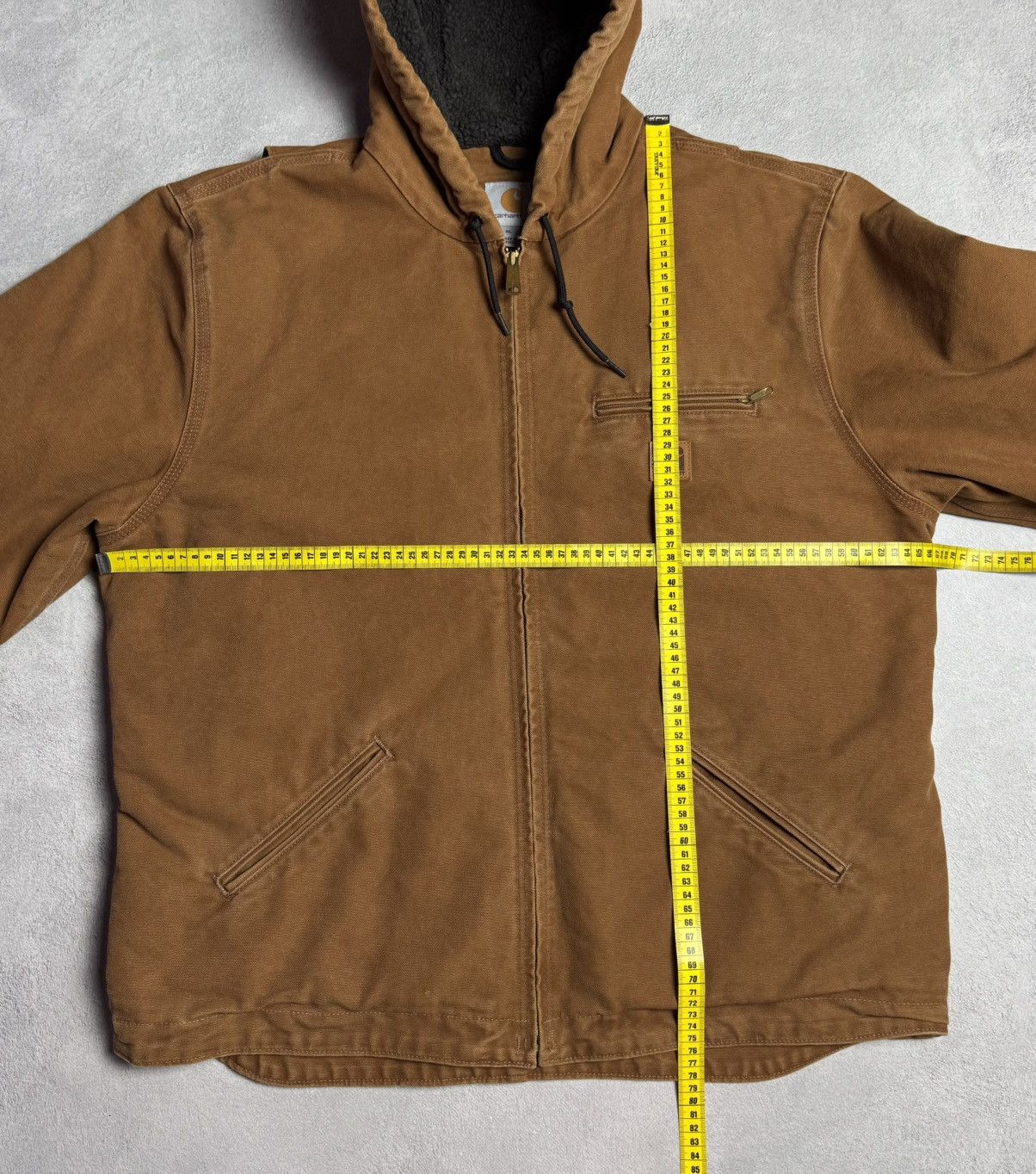 Carhartt Carhartt J141-211 Sherpa Lined Work Hooded Jacket Size US XL / EU 56 / 4 - 16 Thumbnail