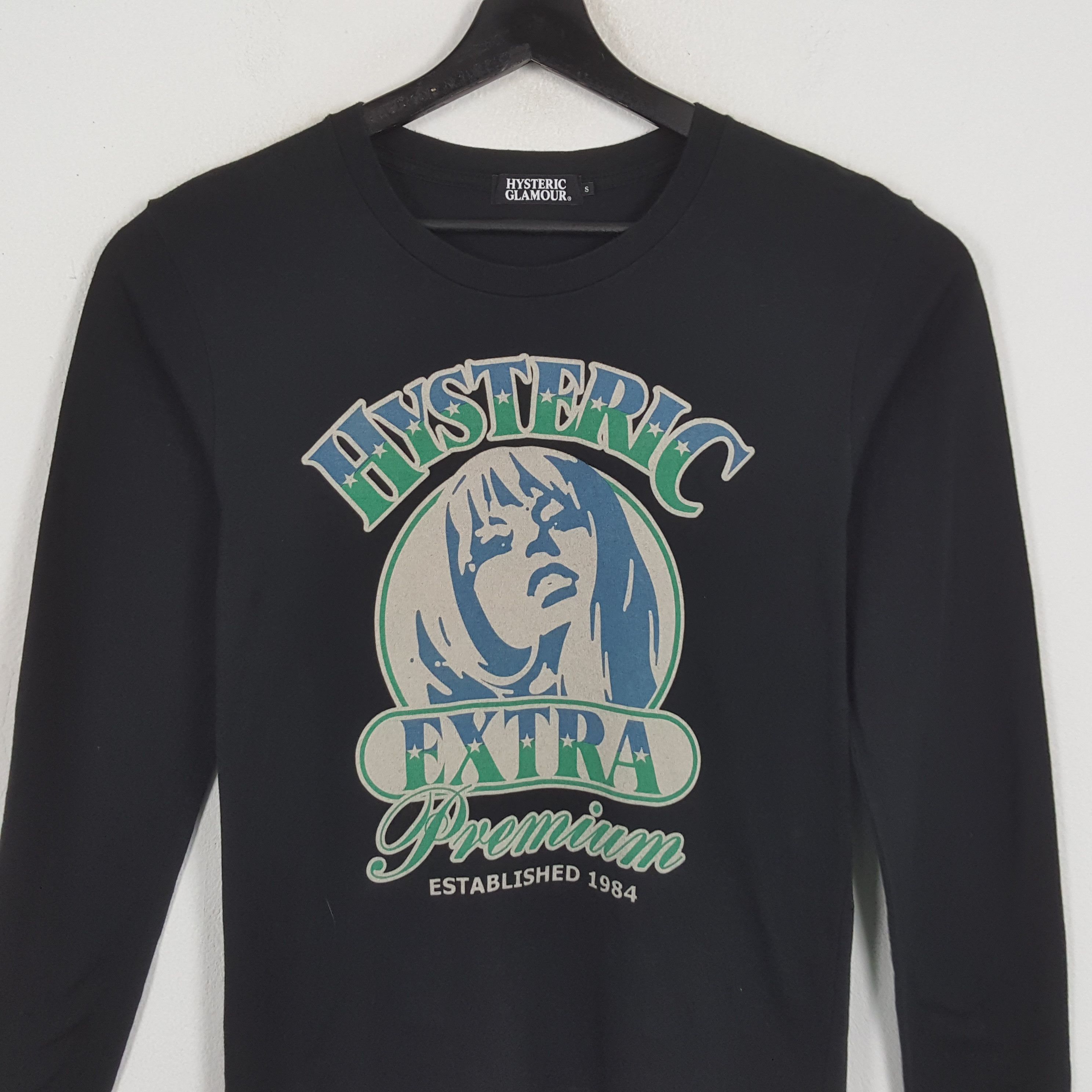 Hysteric Glamour × Japanese Brand × Vintage HYSTERIC GLAMOUR Japanese Brand Long Sleeve Tshirt Size S / US 4 / IT 40 - 2 Thumbnail