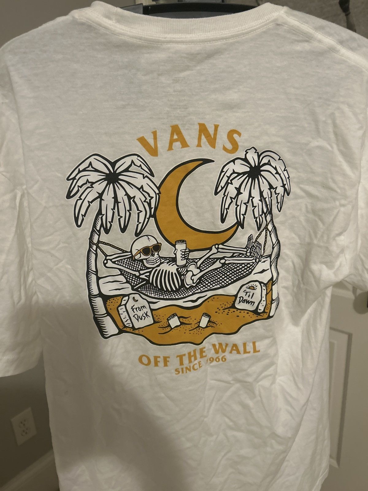 Vans Vans White 1996 From Dusk Til Dawn Tee Size US M / EU 48-50 / 2 - 1 Thumbnail
