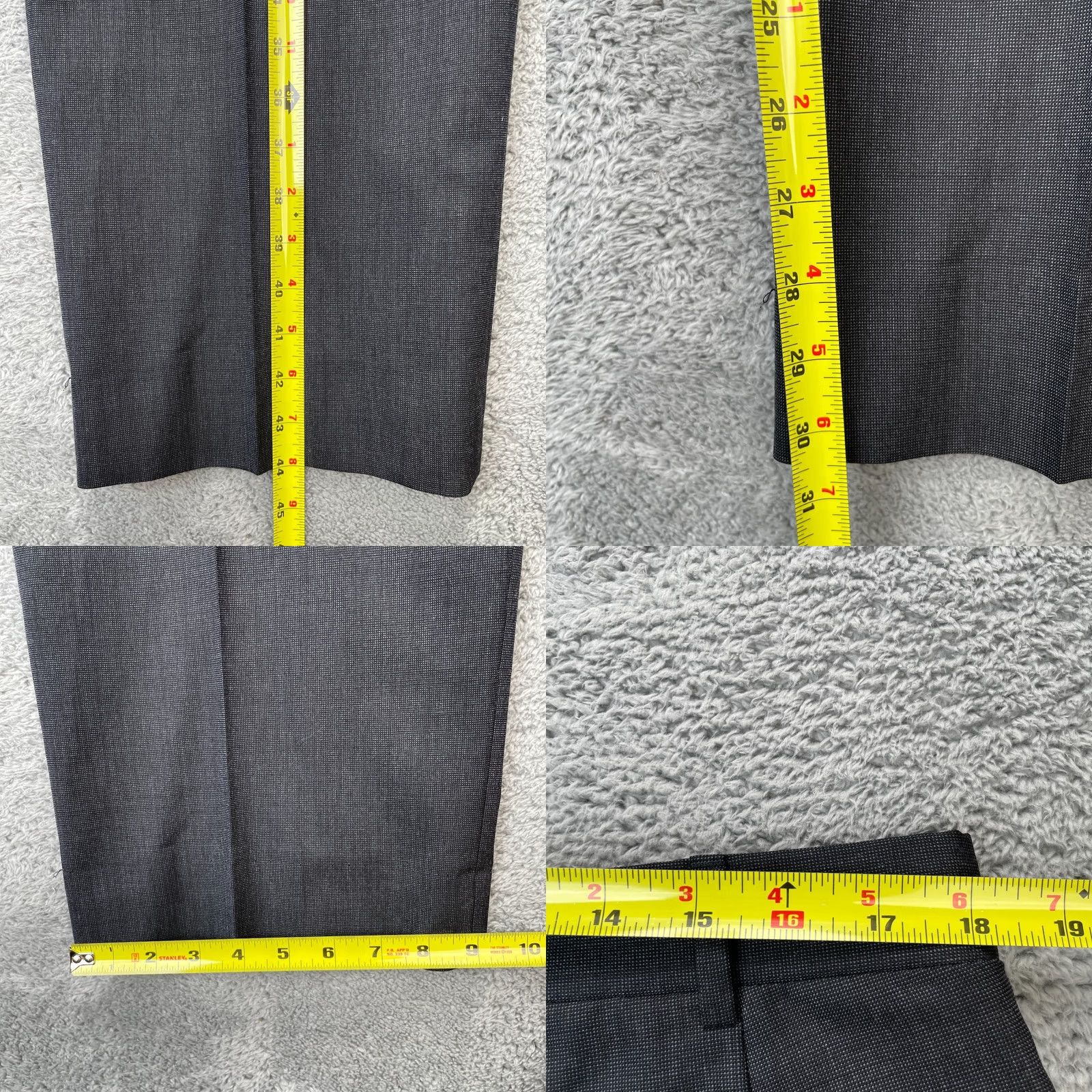 Brooks Brothers Vintage Brooks Brothers Suit Mens 43 Gray Notch Lapel Single Breasted 2 Piece Wool USA Coat Jacket Full Set Clothing Size 46R - 11 Thumbnail