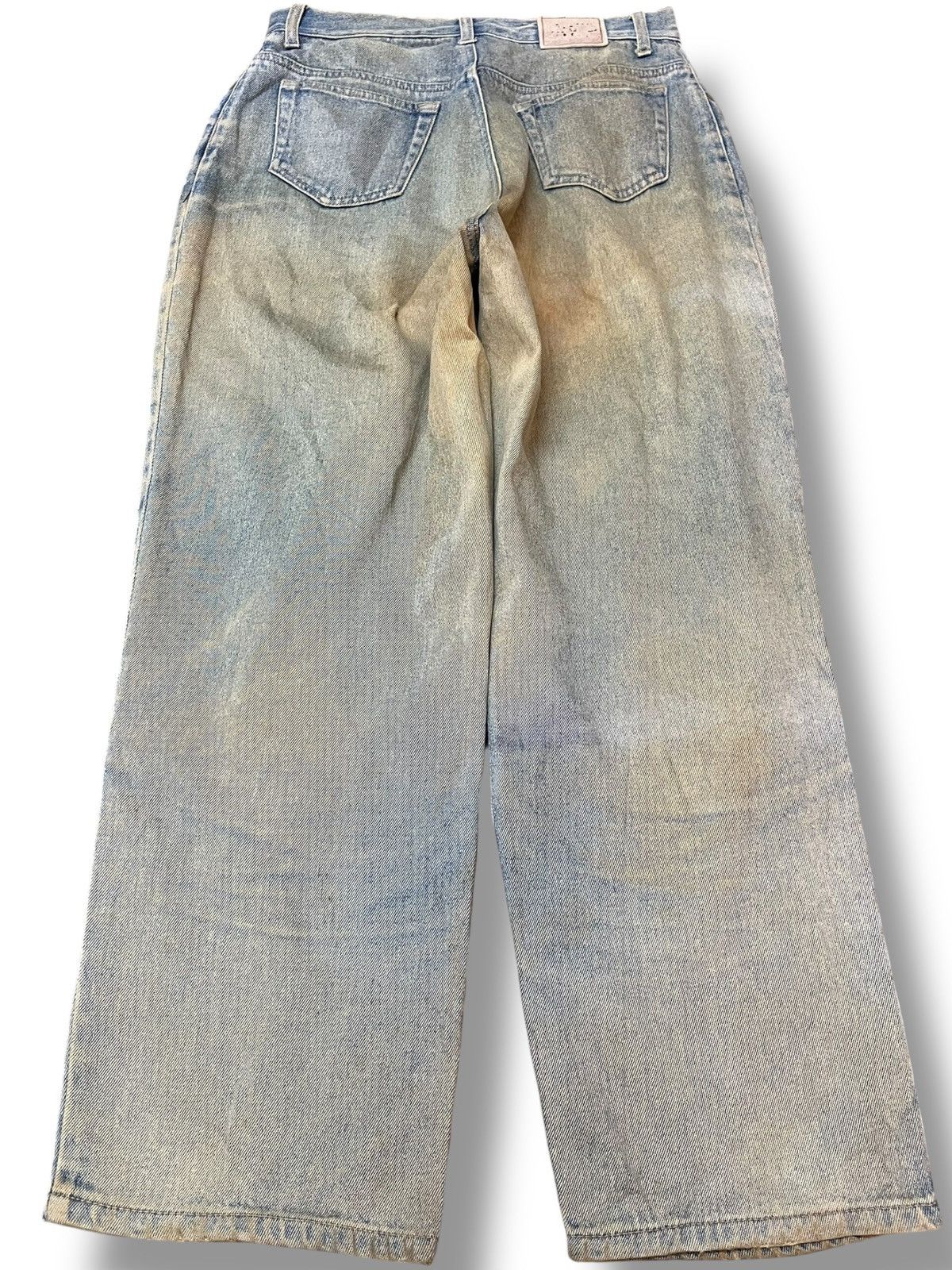 Japanese Brand Vintage Japanese Brand Baggy Loose Mudwash Denim Size US 29 - 5 Thumbnail