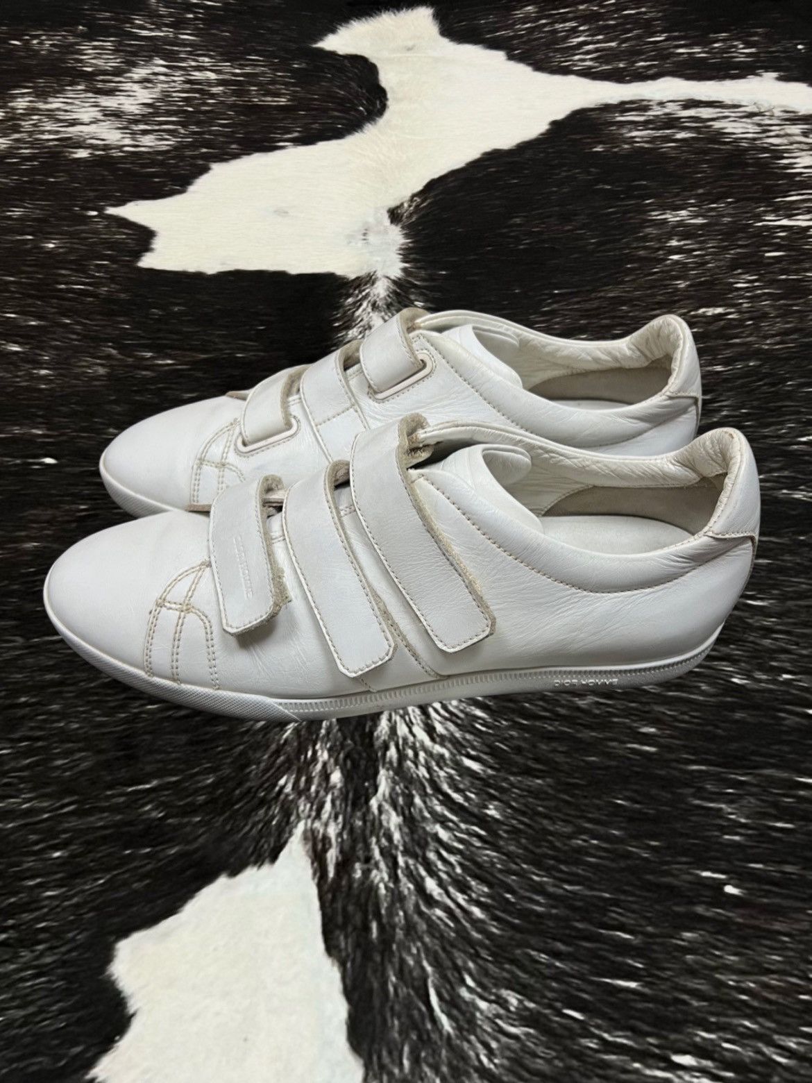 Dior Dior Homme SS07 Triple Velcro Strap Low-Top Sneaker Size US 8 / EU 41 - 3 Thumbnail