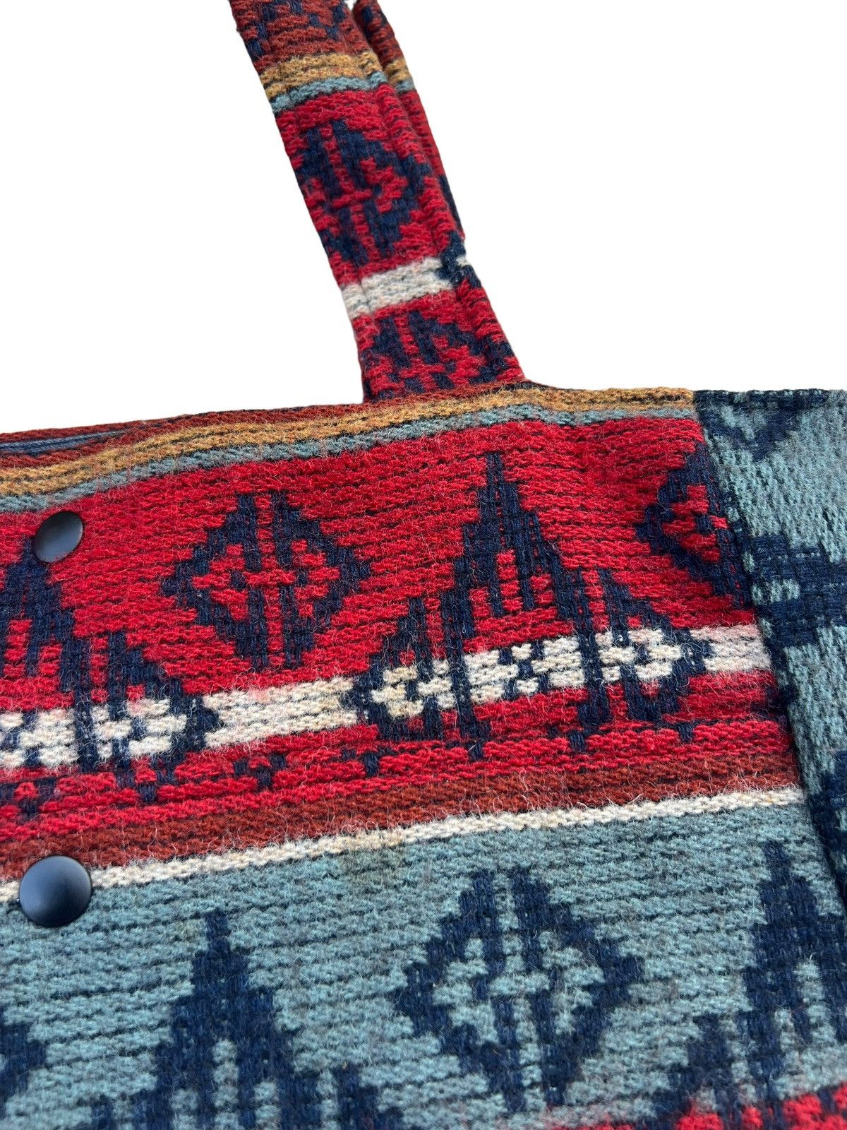 Johnson Woolen Mills Vintage Johnson Woollen Miils Indian Native Wool Tote Bag Size ONE SIZE - 17 Thumbnail