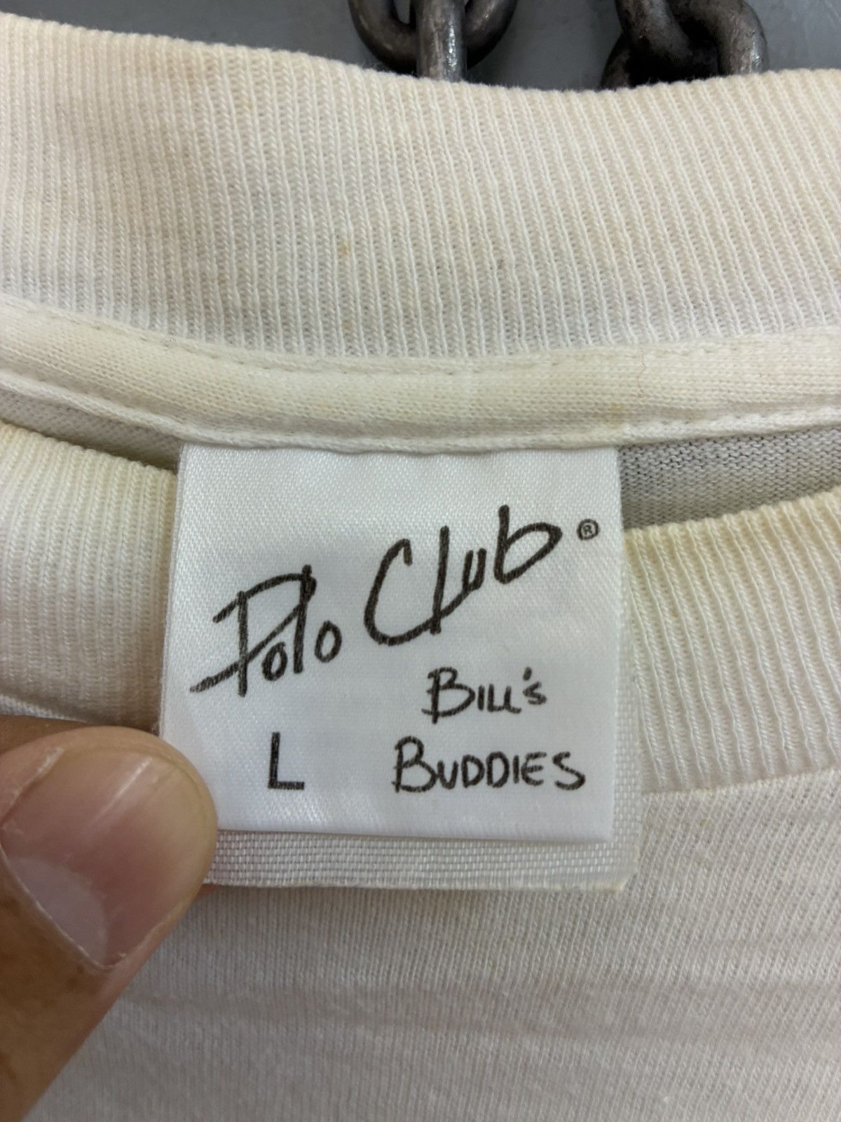 Vintage Vintage 90s Polo Club Best Buddy! t shirt Size US L / EU 52-54 / 3 - 10 Thumbnail