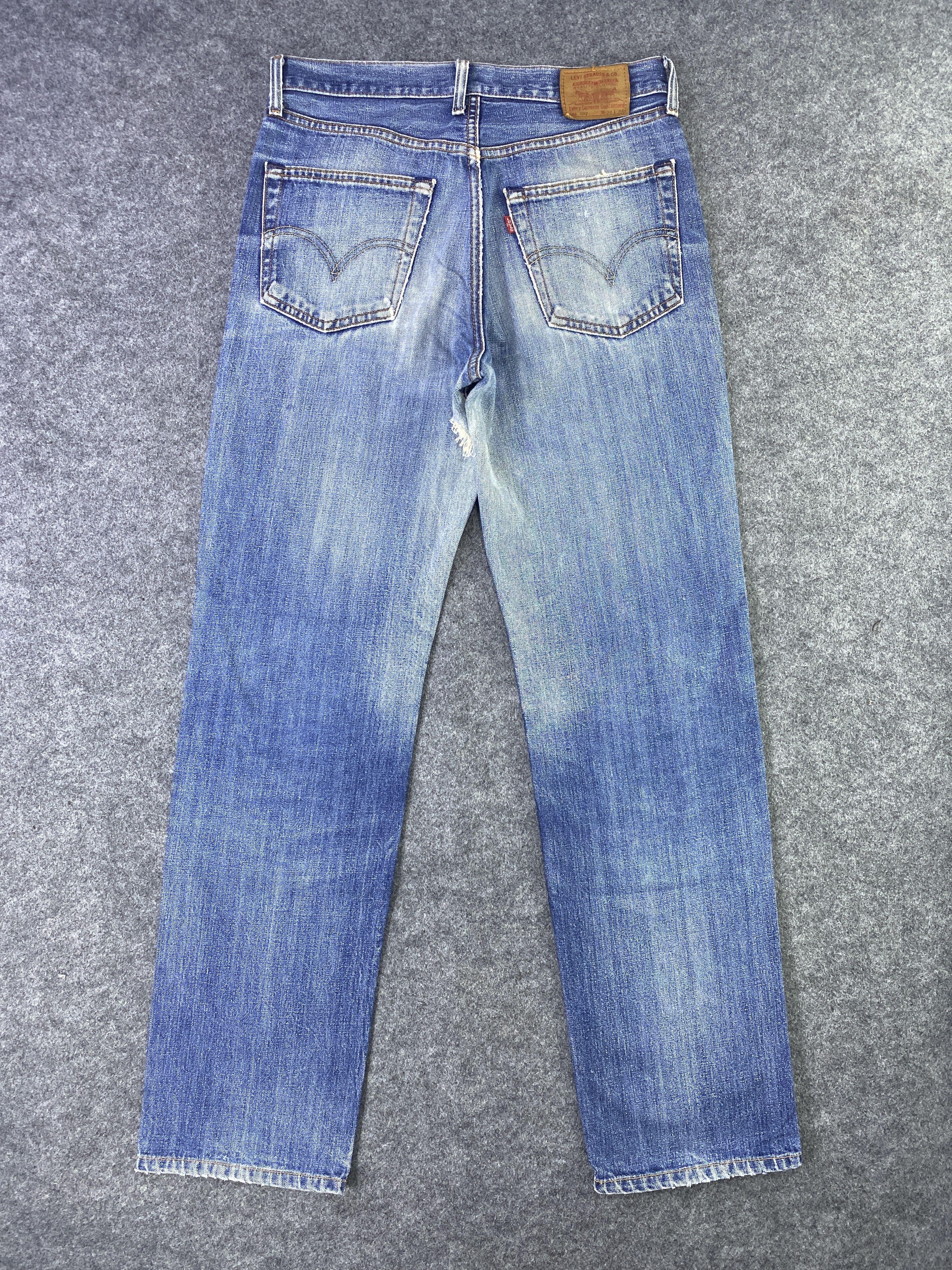 Levi's Vintage Levi's 502 Distresses Blue Wash Jeans - J881 Size US 32 / EU 48 - 3 Thumbnail