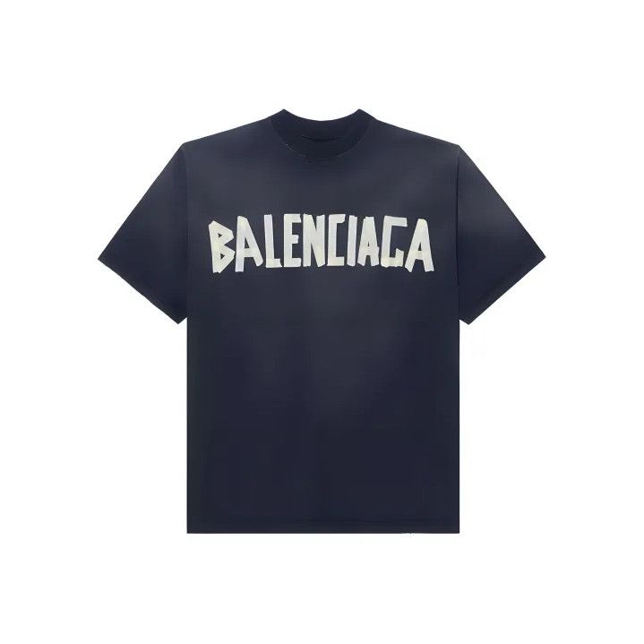 Balenciaga Balenciaga Black Logo Print Short Sleeve T-Shirt Size US S / EU 44-46 / 1 - 1 Thumbnail