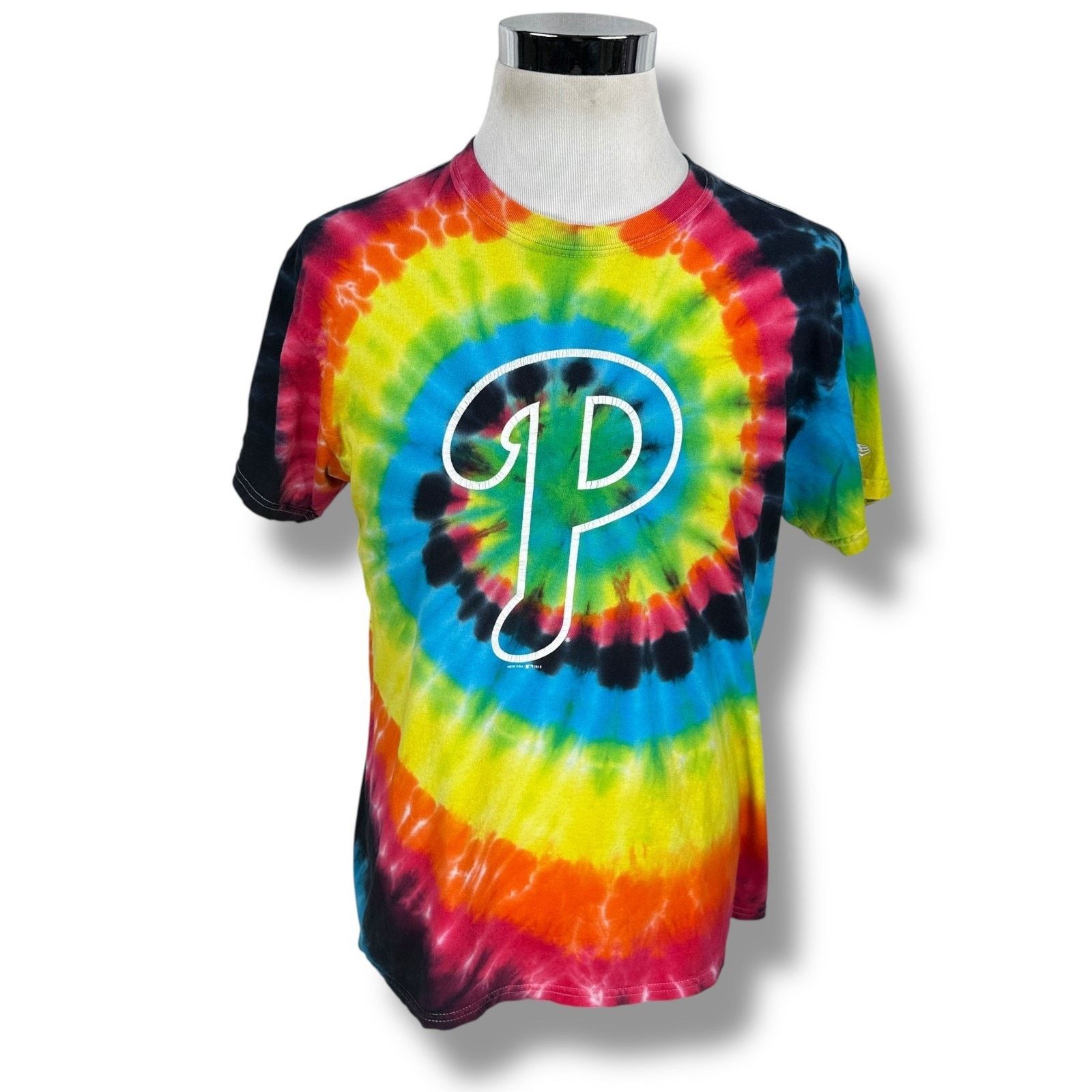 New Era New Era Philadelphia Phillies T-Shirt Men M Tie-Dye Pullover Size US M / EU 48-50 / 2 - 1 Thumbnail