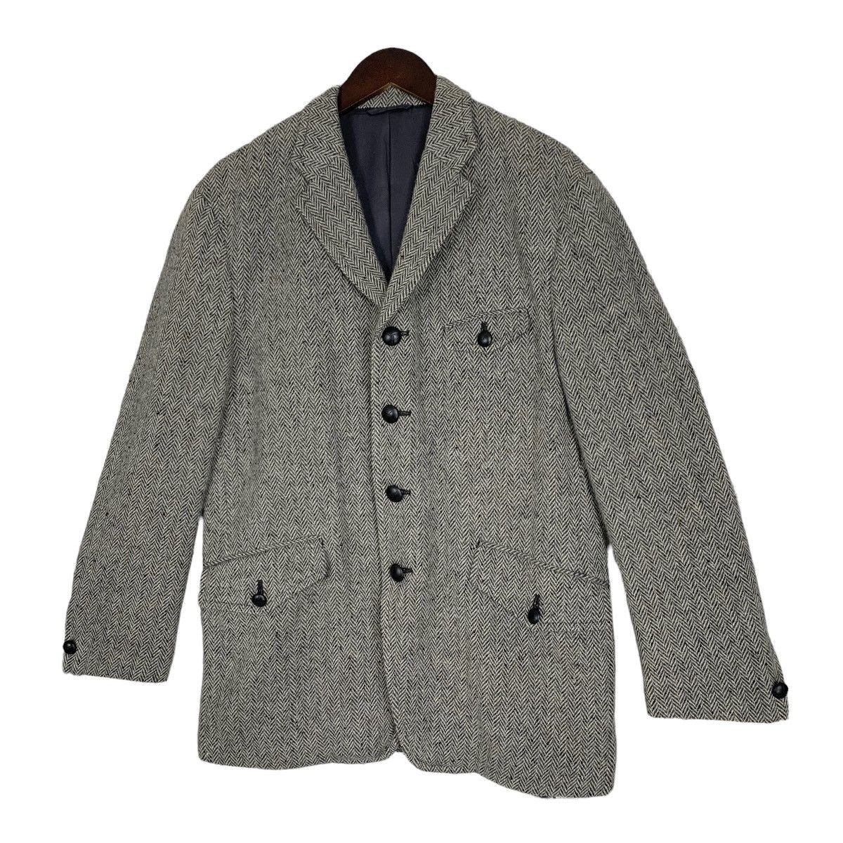 Yohji Yamamoto Vintage A.A.R by Yohji Yamamoto Harringbone Jacket Size M Size US M / EU 48-50 / 2 - 4 Thumbnail
