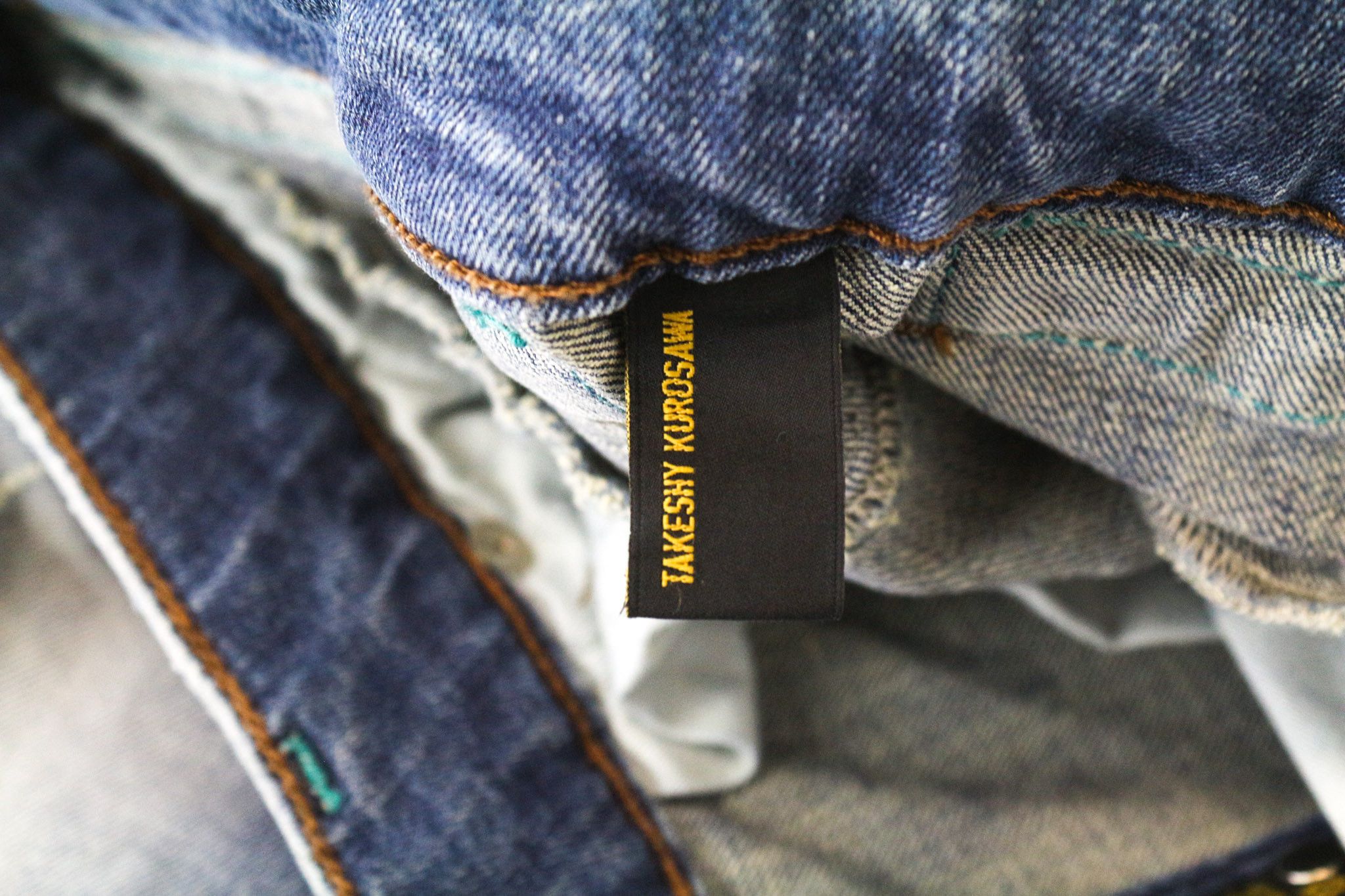 Takeshy Kurosawa TK75 W30 Blue Slim Distressed Stretch Jeans 75906 Size US 30 / EU 46 - 7 Thumbnail