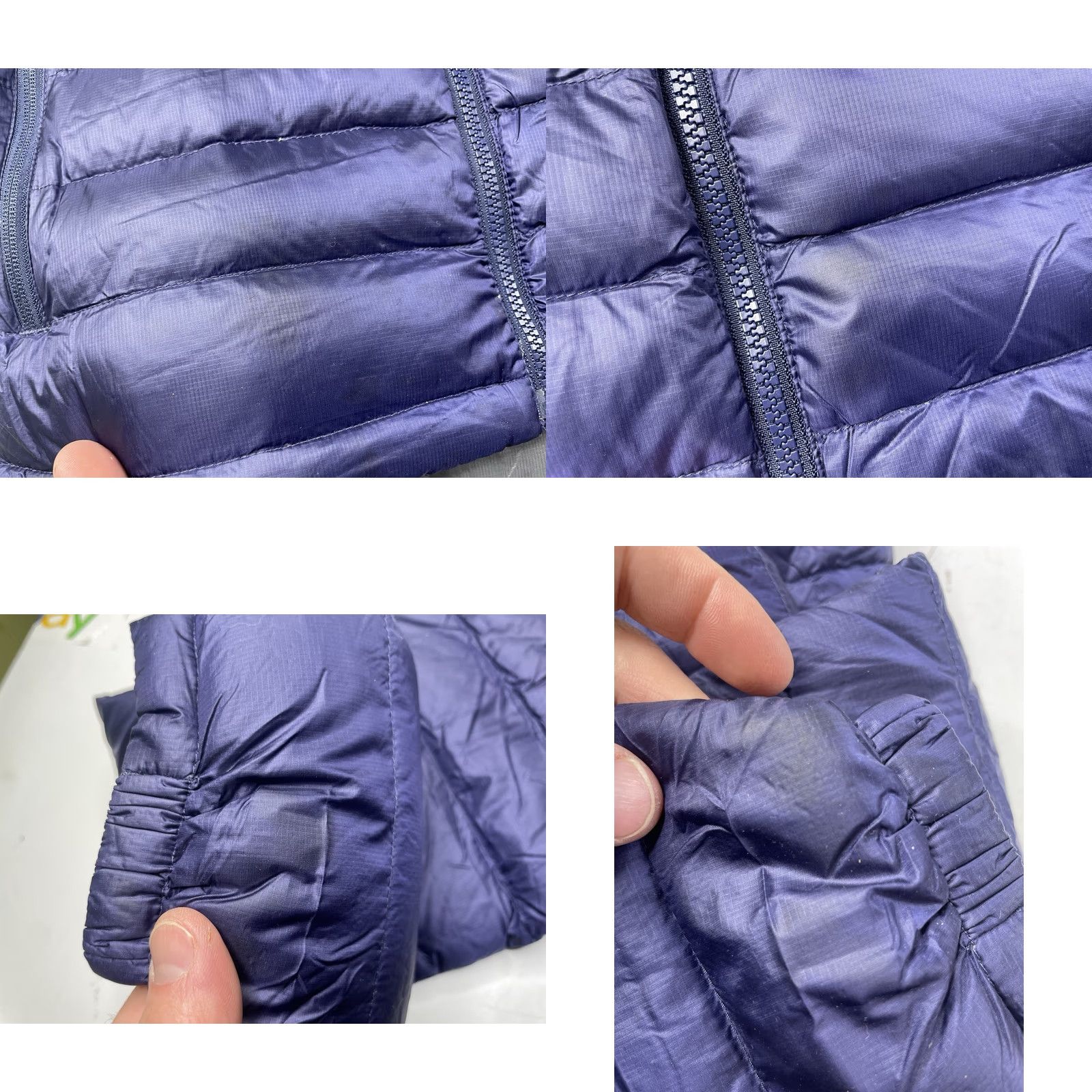 Vintage L.L. Bean Jacket Men S Ultralight 850 Down Nylon Blue Puffer Jacket Size US S / EU 44-46 / 1 - 8 Thumbnail