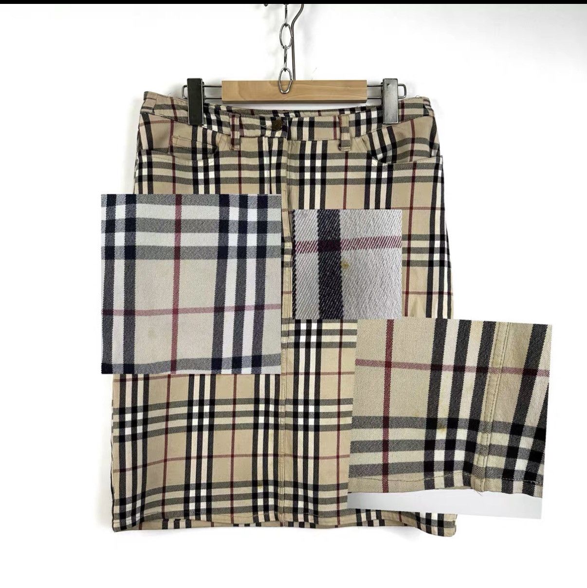 Burberry Burberry Classic plaid mini skirt K12 Size L / US 10 / IT 46 - 5 Thumbnail