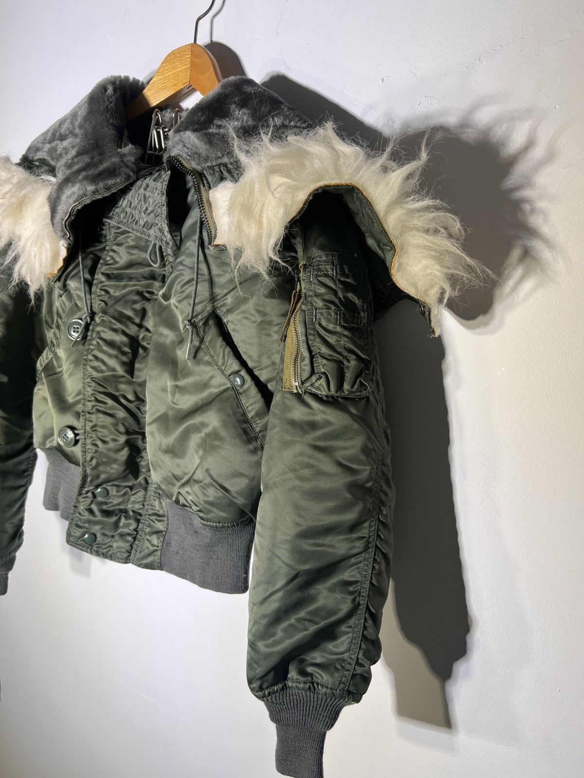 Alpha Industries Vintage Alpha Industries N-2B Bomber Jacket 1977 Size US M / EU 48-50 / 2 - 3 Thumbnail